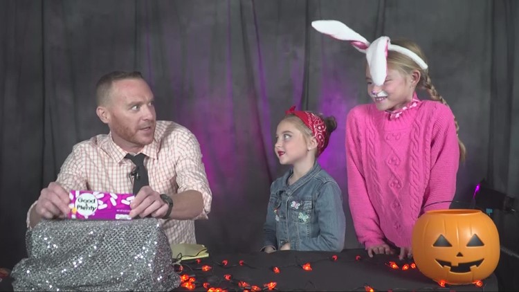 Mike Polk Jr. asks kids of today to taste test old-fashioned Halloween candy