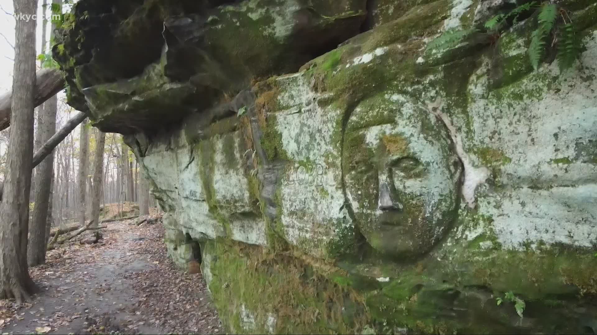Nov. 6, 2020: We explore the historic carvings at Worden's Ledges in Hinckley.