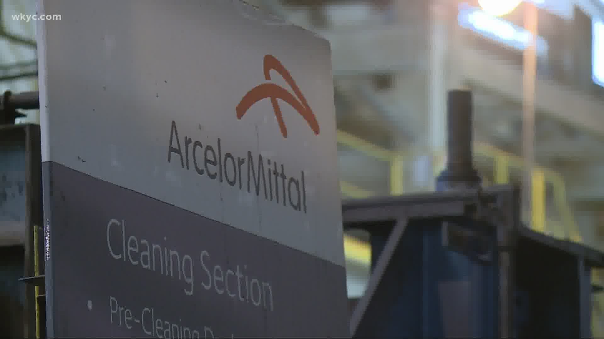 Arcelor Mittal says it is laying off more than 450 workers from it's Cleveland plant.. starting August first. Get the latest at wkyc.com