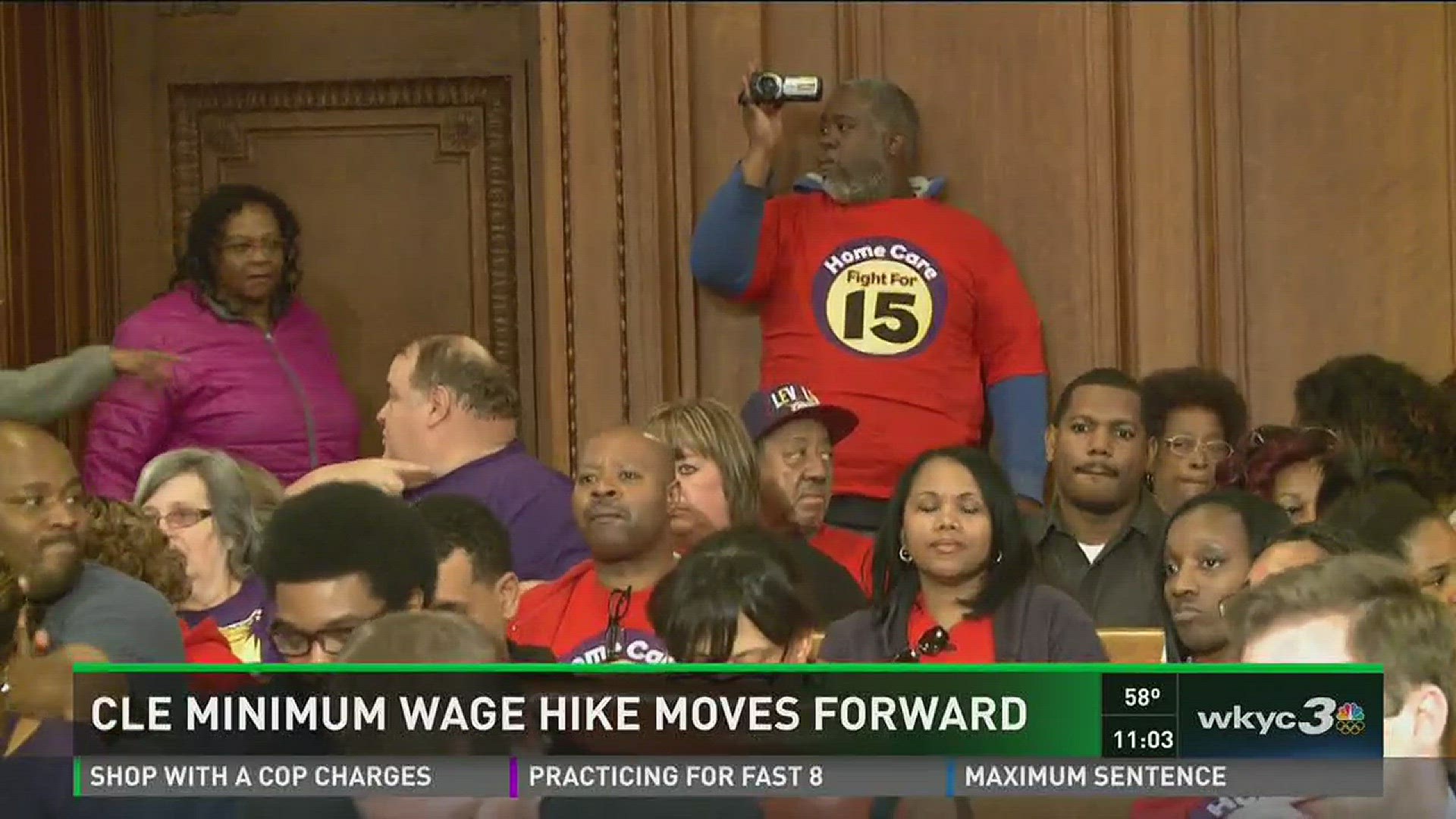 CLE minimum wage hike moves forward