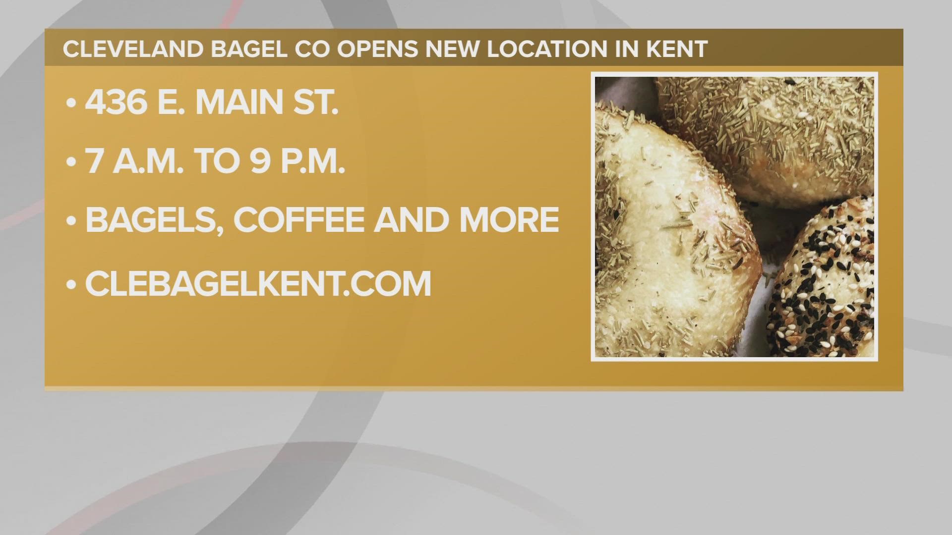 3News' Kierra Cotton visited the brand new Cleveland Bagel Company location on the campus of Kent State University.