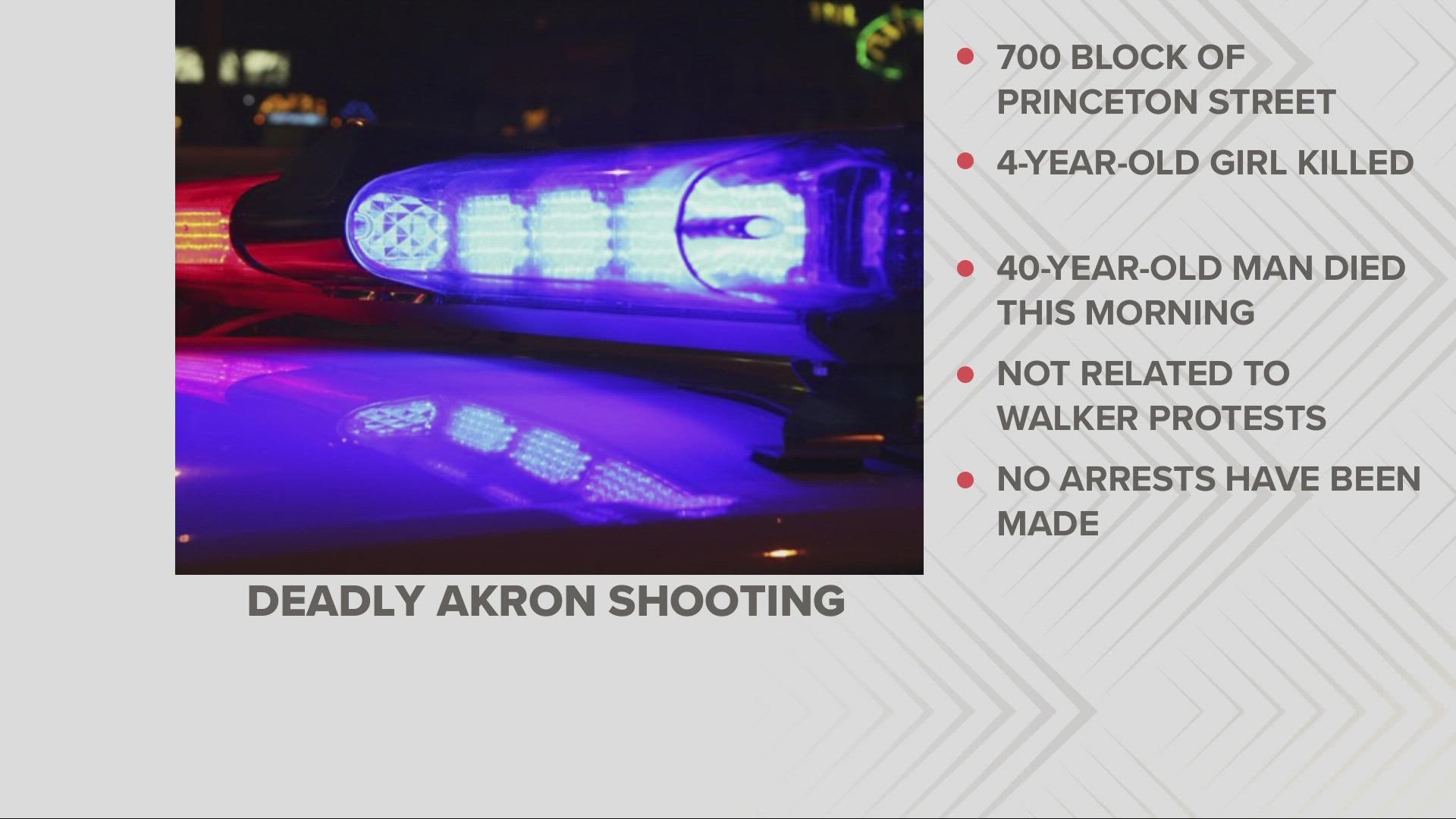 3News' Kierra Cotton gives an update after officials confirm a 40-year-old man also died in an Akron shooting on Friday night.