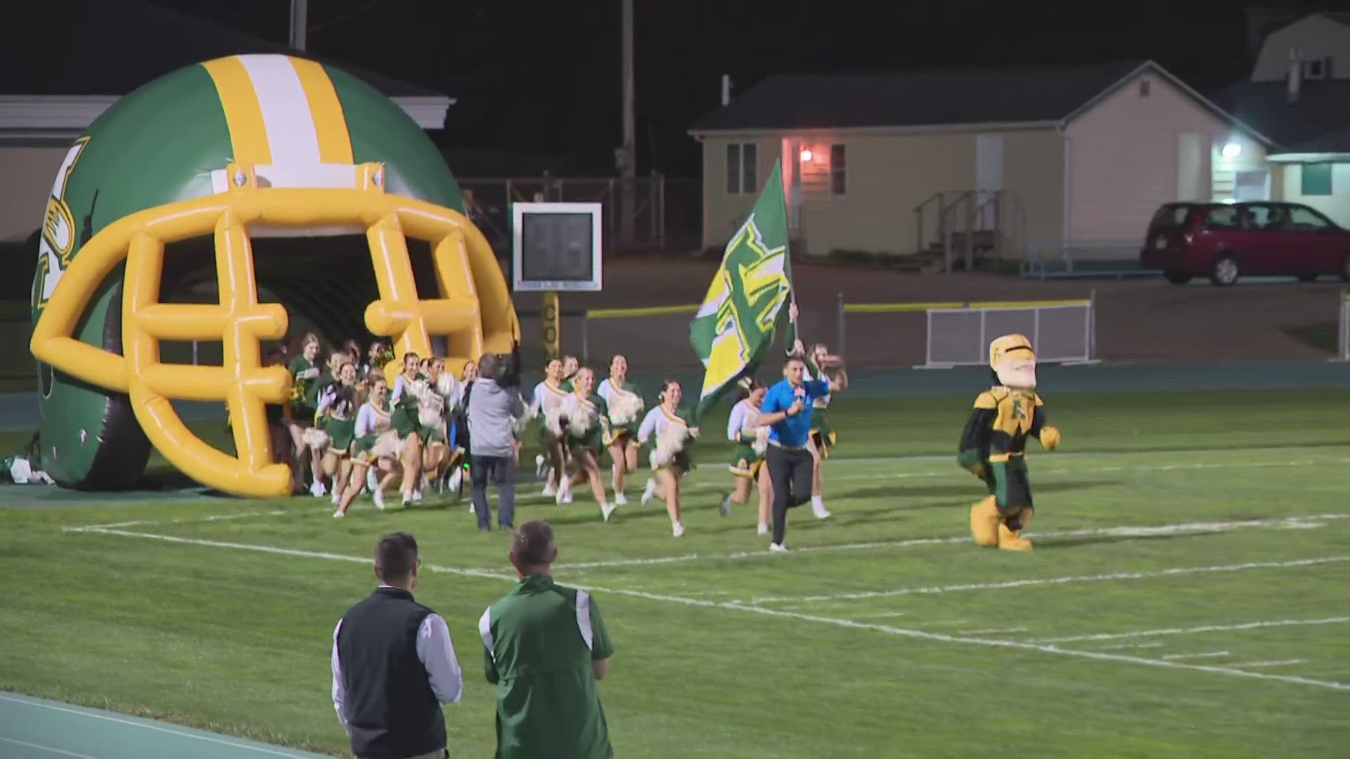 Having a blast in Amherst: Friday Football Fever with Marion L. Steele ...