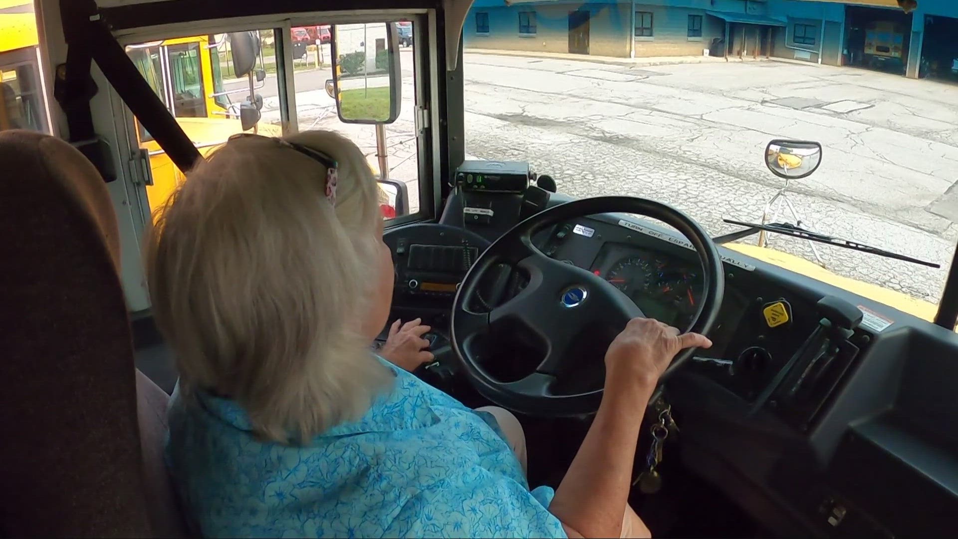 Amid a lack of bus drivers nation-wide, in Northeast Ohio, Bonnie-Jill Piskac comes out of retirement and returns to her route for the 2023-24 school year