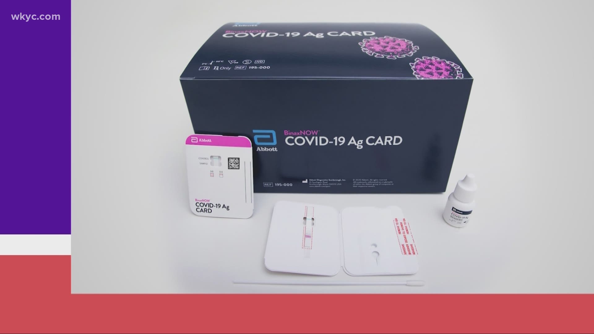Ohio will purchase at least 2 million at-home BinaxNow COVID rapid antigen tests. They can be self-administered with results in about 15 minutes.