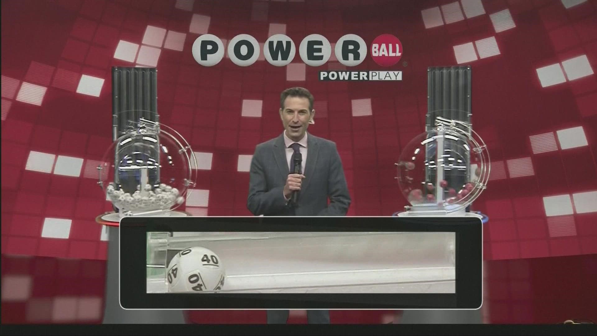 The lucky numbers in the drawing from Saturday night are 19, 31, 40, 46, 57, and Powerball 23. The Powerplay option was 3x.