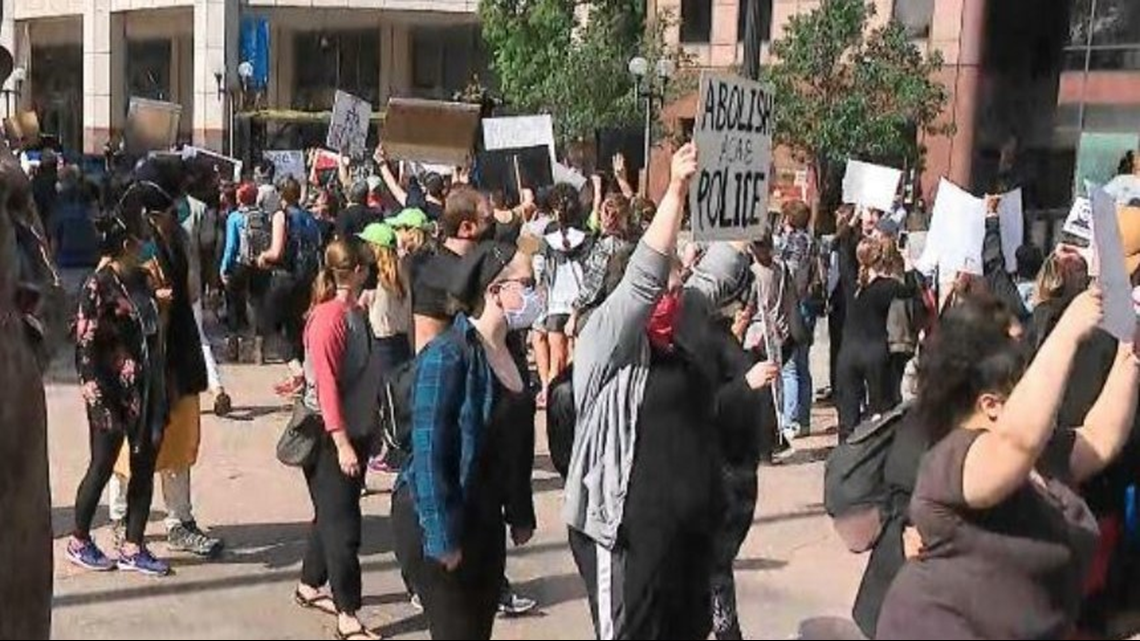 Columbus police declare emergency in downtown area following protests ...