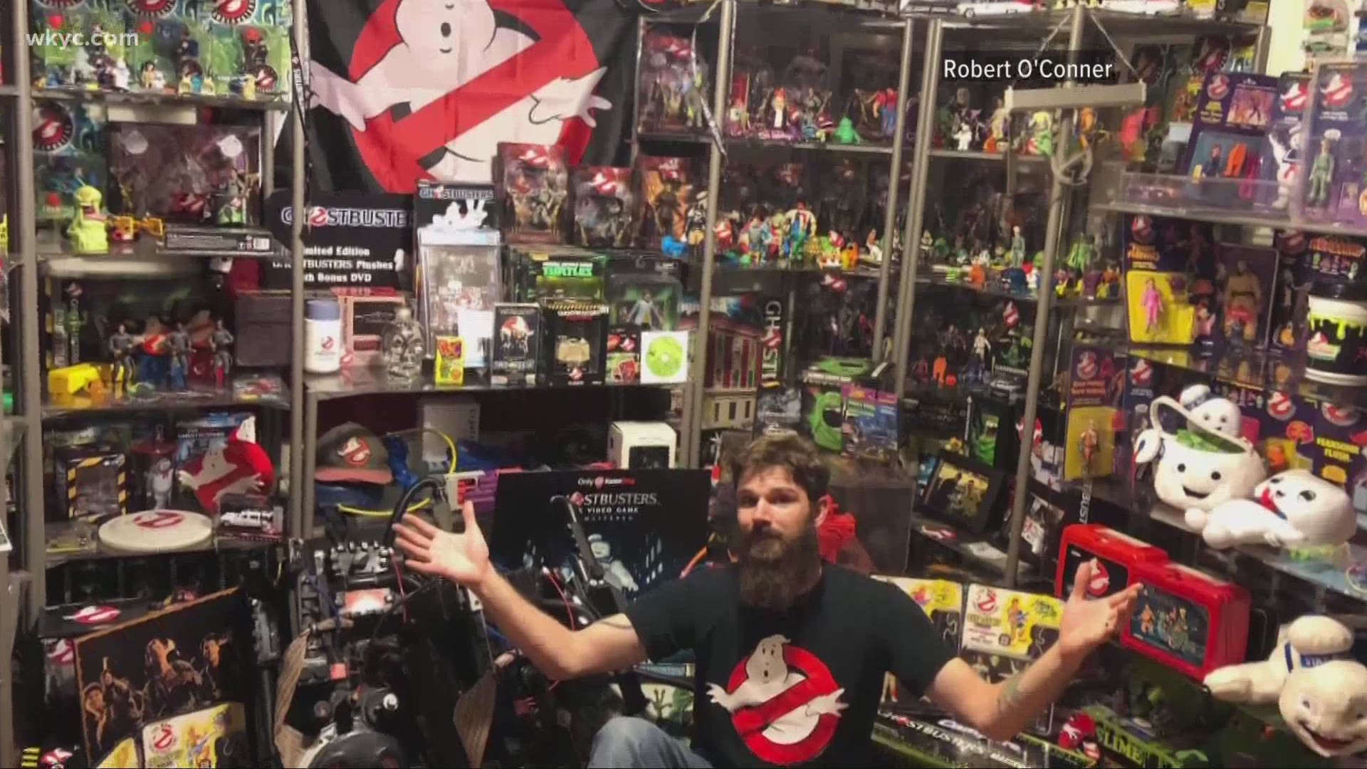 There's 'something strange in the neighborhood.' Robert O'Connor showed us his awesome 'Ghostbusters' collection!