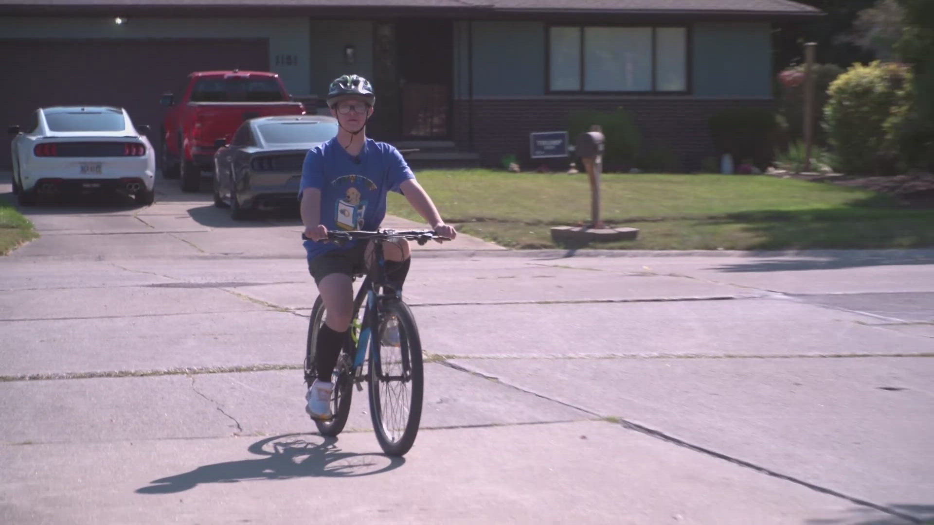 3News' Lindsay Buckingham shares the story of Mick McGinnis, a 16-year-old Brunswick High School student who defines the word "survivor."