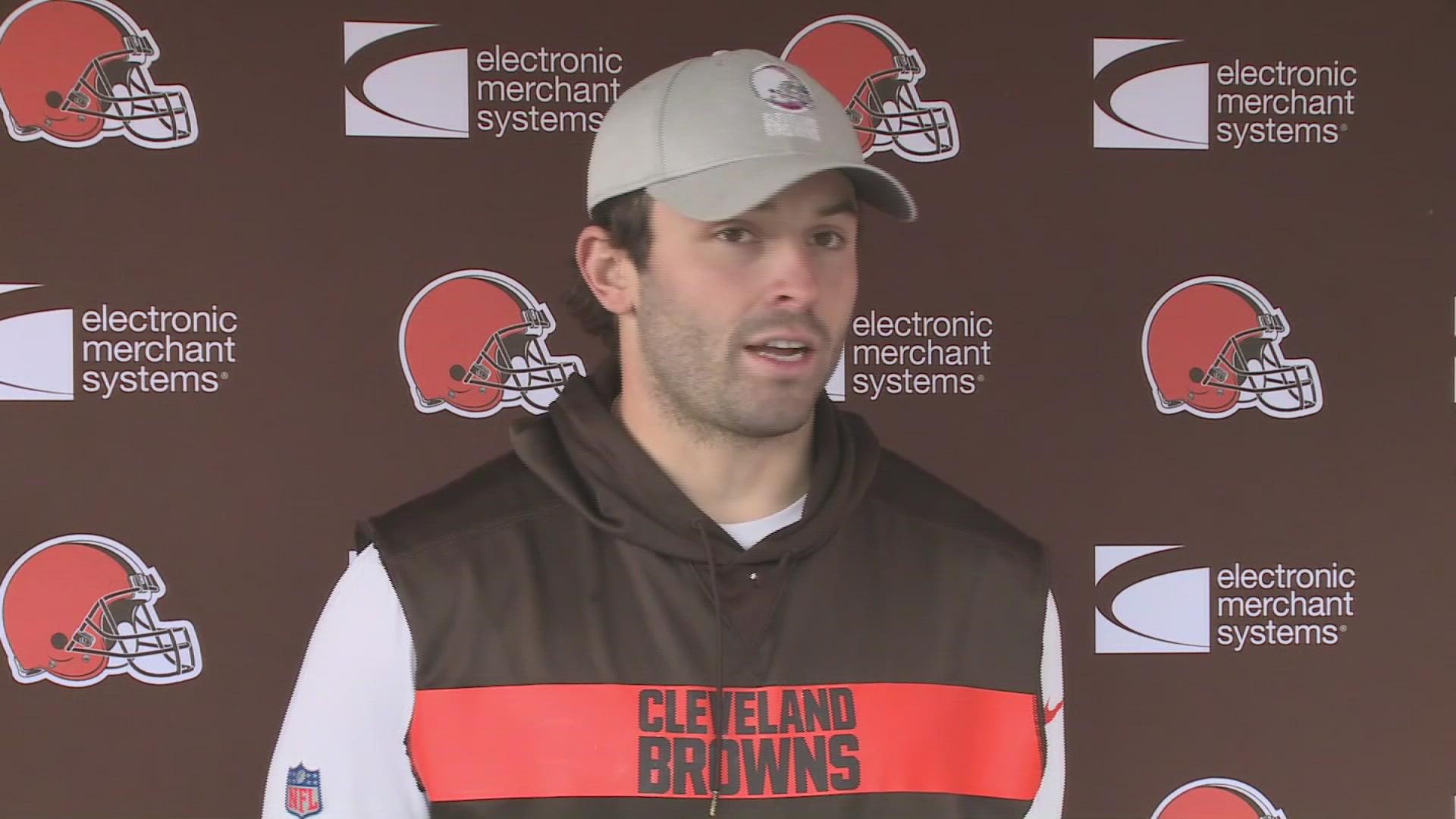Speaking to reporters on Wednesday, Cleveland Browns quarterback Baker Mayfield addressed his relationship with wide receiver Odell Beckham Jr.