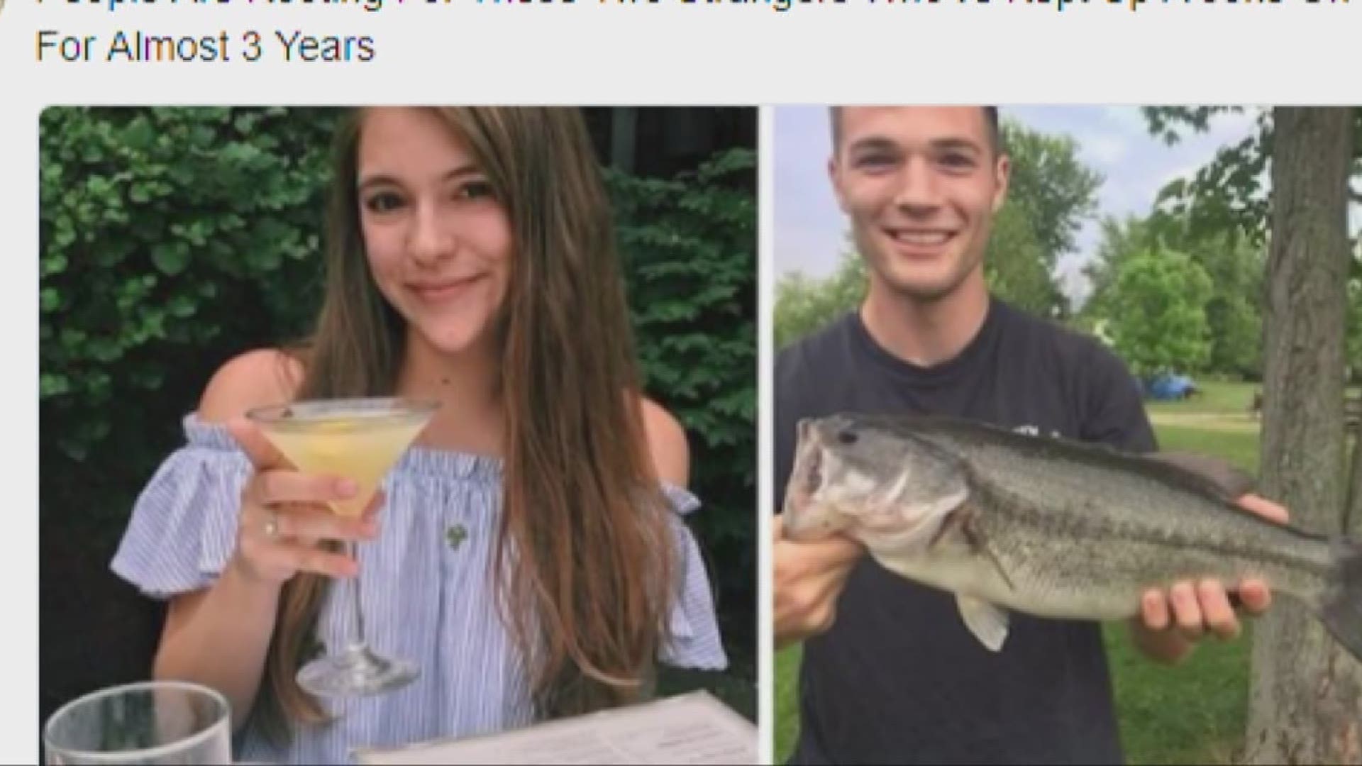 July 13, 2017: After exchanging messages on Tinder for years, the story of two Kent State University seniors is going viral. Tinder is now sending them on a trip to Hawaii.