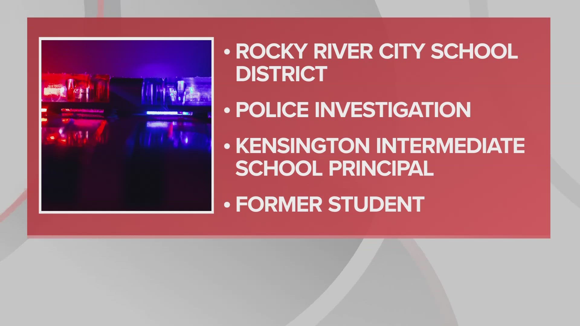 Officials say the matter involves an unspecified complaint against Dr. Heath Horton brought by the parent of a former Rocky River High School student.
