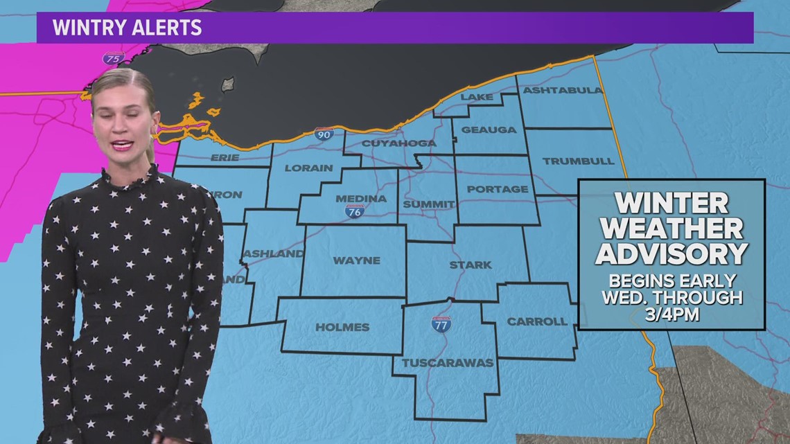 Cleveland weather Winter Weather Advisory for ALL of Northeast Ohio