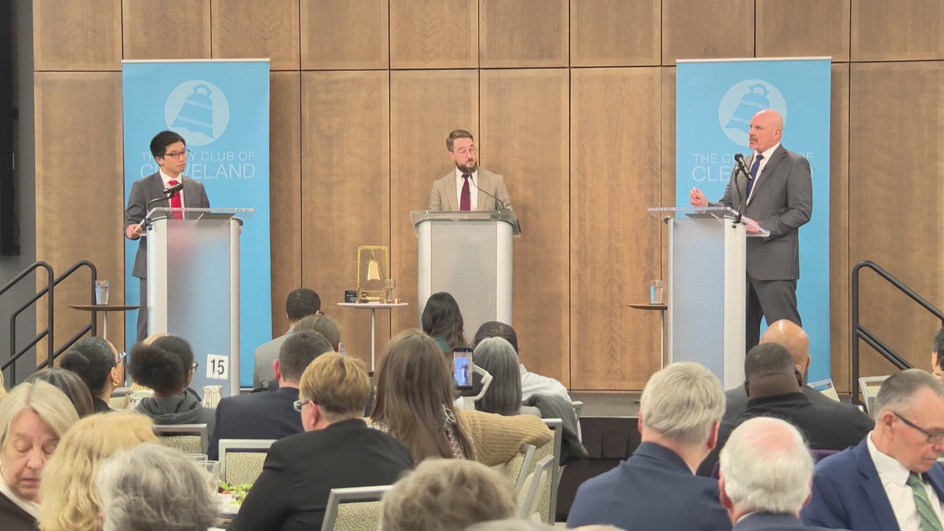 Candidates take to debate stage for Cuyahoga County prosecutor