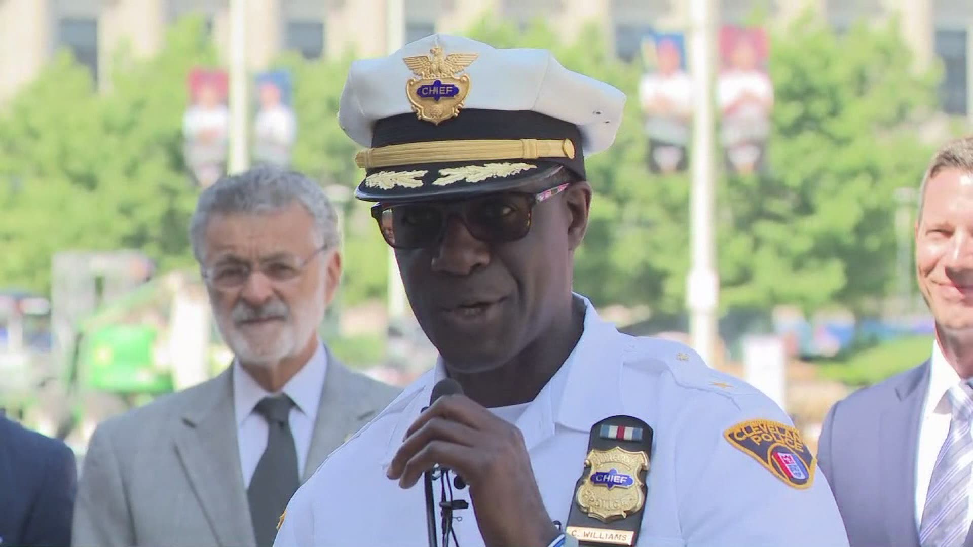 Cleveland Police Chief Calvin Williams discusses the safety plan for MLB All-Star Week in Cleveland. The 90th MLB All-Star Game takes place July 9.