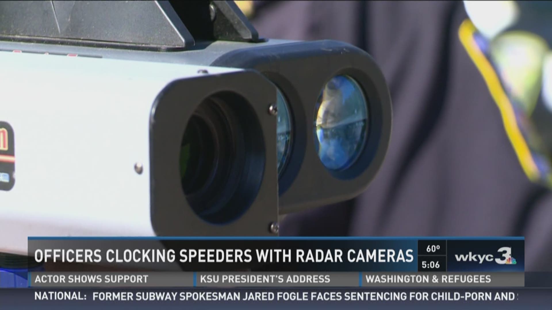 Nov. 19, 2015: WKYC's Will Ujek explains how police officers are using a new method to catch and ticket speeding drivers. Be sure to follow @WillUjek on Twitter for loads more daily news updates.