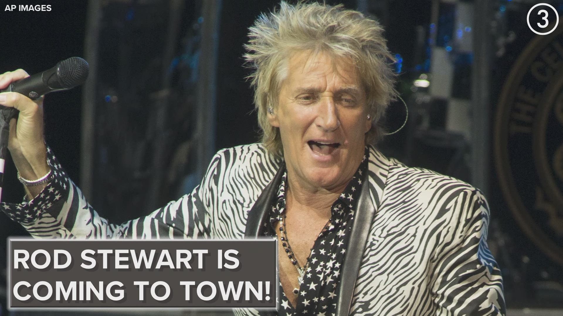 Get ready to rock!  Rod Stewart is coming to town!
