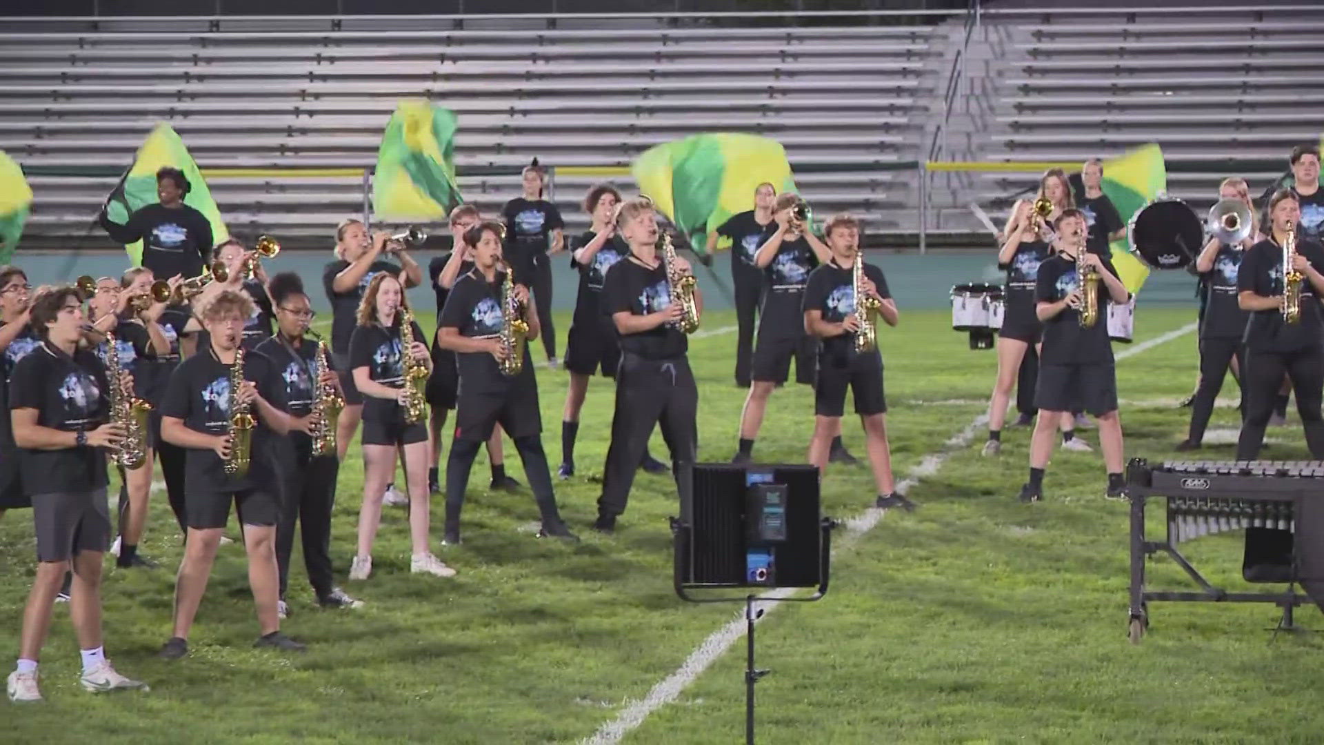 Marion L. Steele High School on Friday Football Fever Having fun with