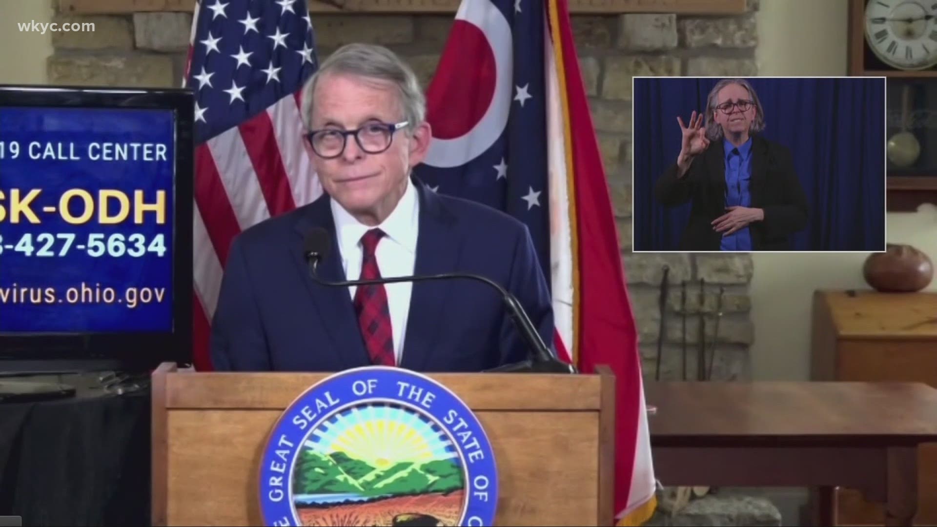 Governor Mike DeWine says Ohio is in the midst of a crisis. A similar message from Doctors who say we must stop the virus - right now. Laura Caso reports.
