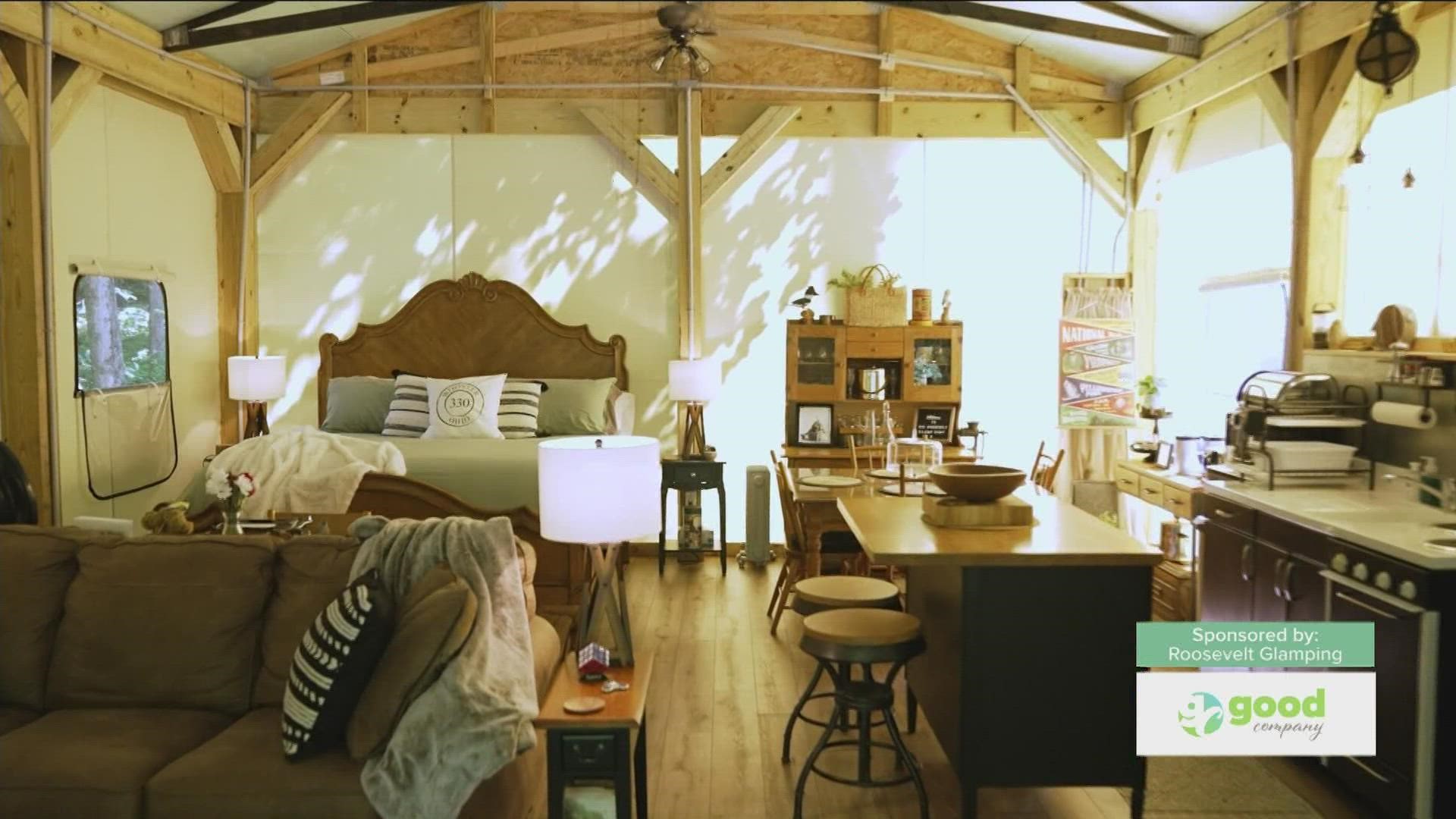 Joe speaks with Jenny Myers from Roosevelt Glamping about an exciting way to go camping!