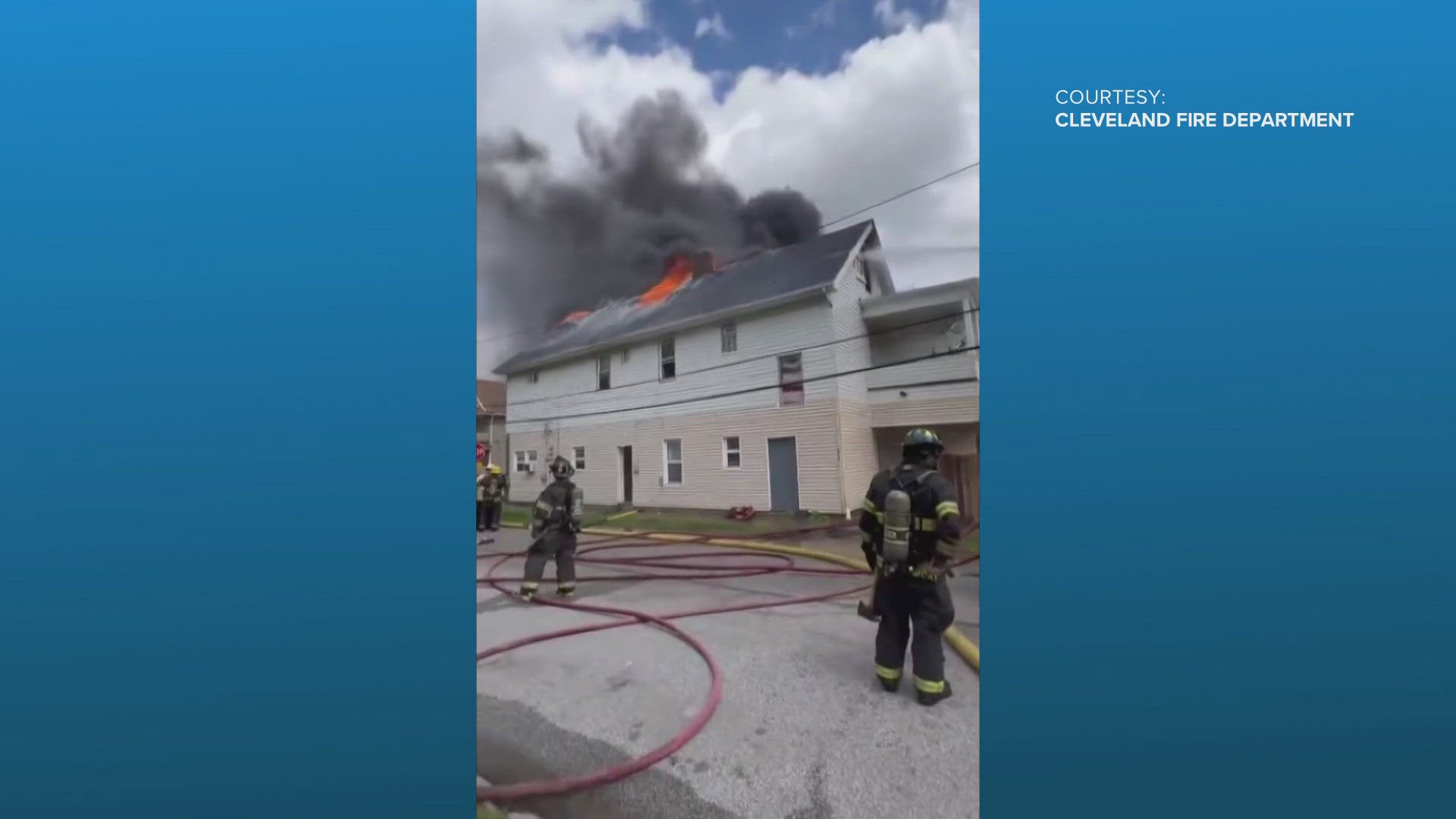 Cleveland firefighter injured in Tate Avenue house fire, taken to ...