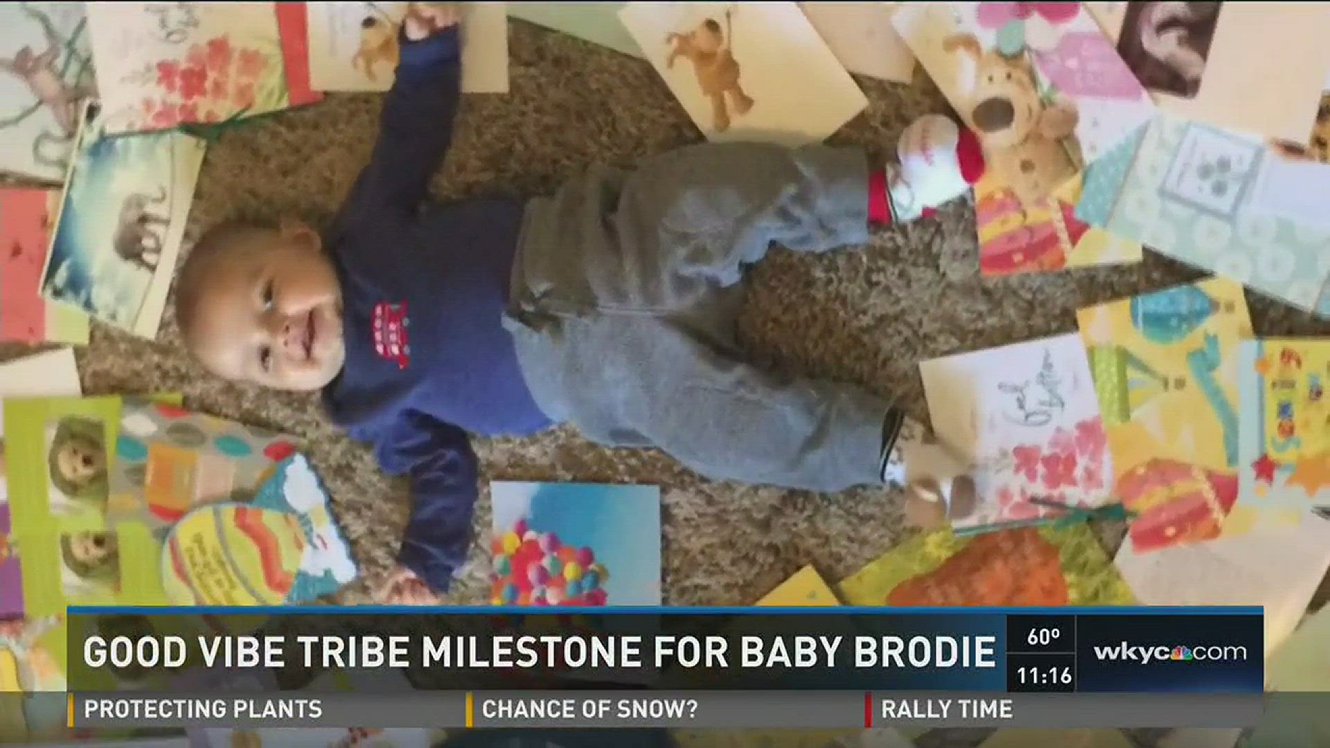 Good Vibe Tribe milestone for Baby Brodie