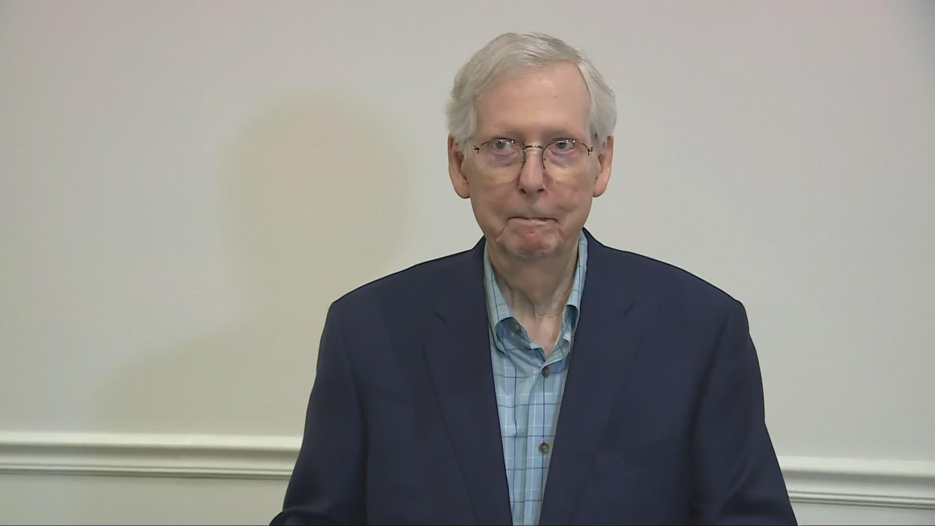 Sen. GOP leader Mitch McConnell was medically cleared a day he appeared to briefly freeze up and was unable to answer a question.