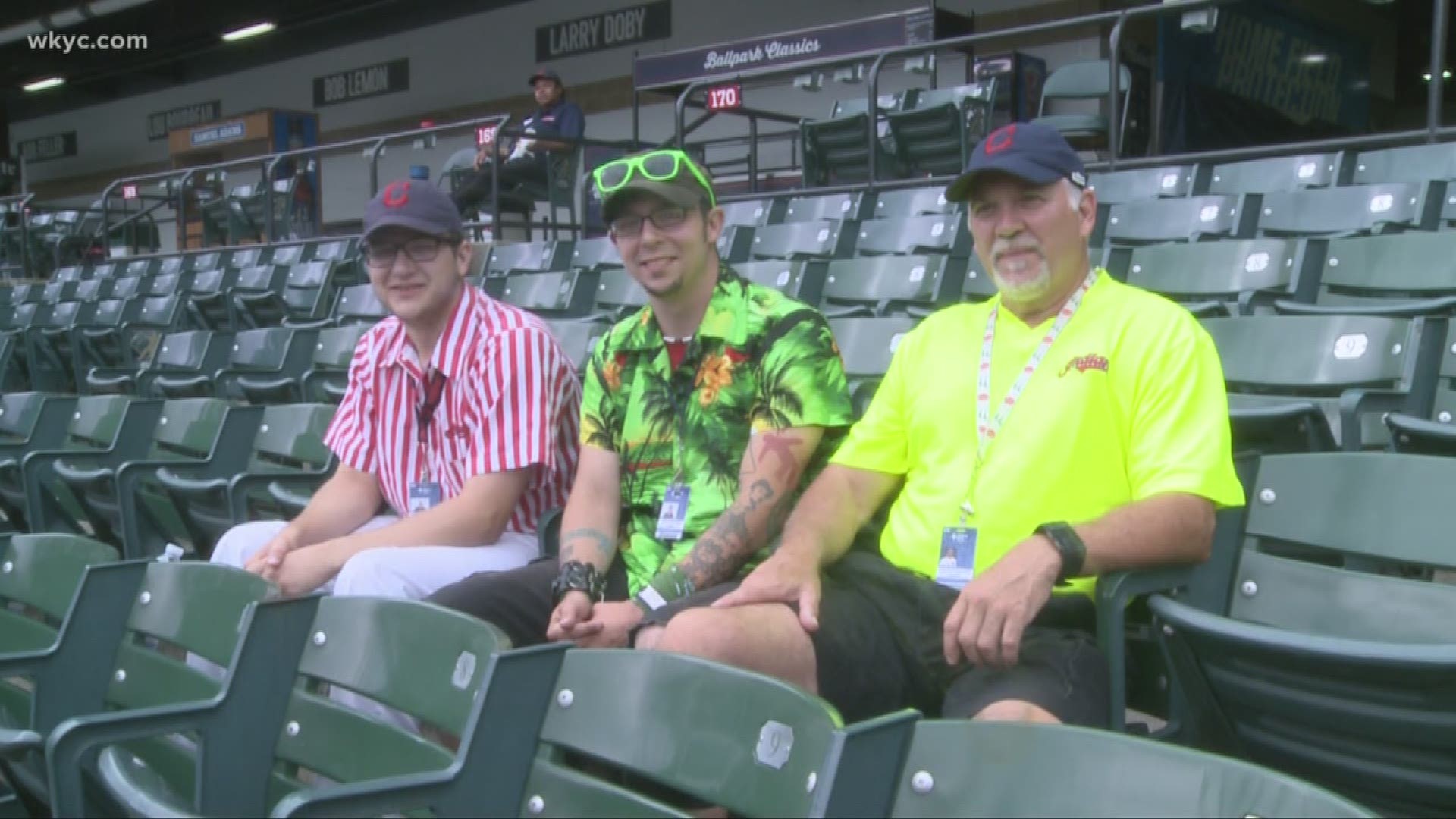 Aug. 14, 2019: Three vendors. Three generations. One family. These three men are becoming icons of Progressive Field as they all work as vendors with the Cleveland Indians.