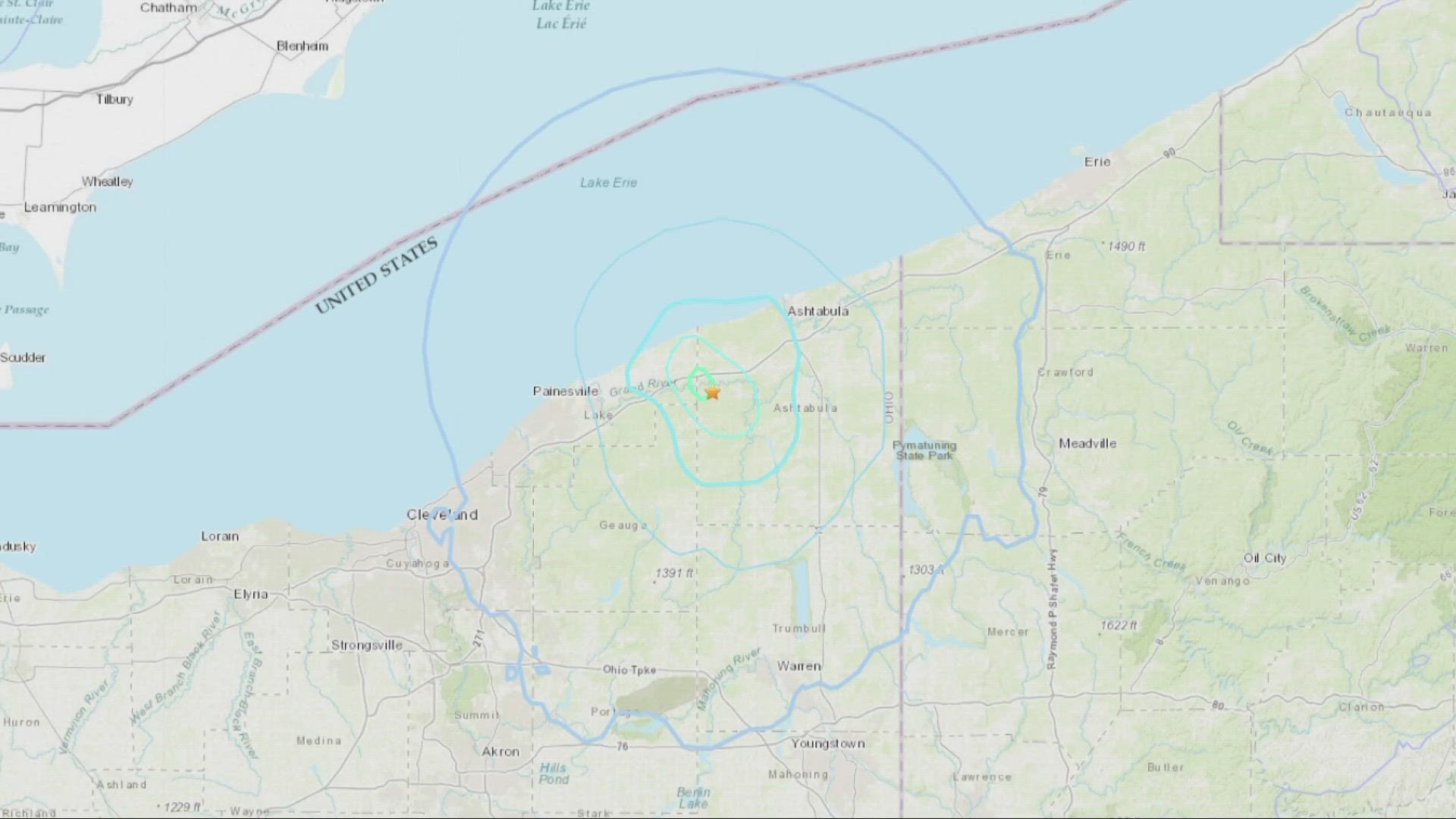The United States Geological Survey (USGS) has confirmed a 4.0 magnitude earthquake in Madison Sunday evening.