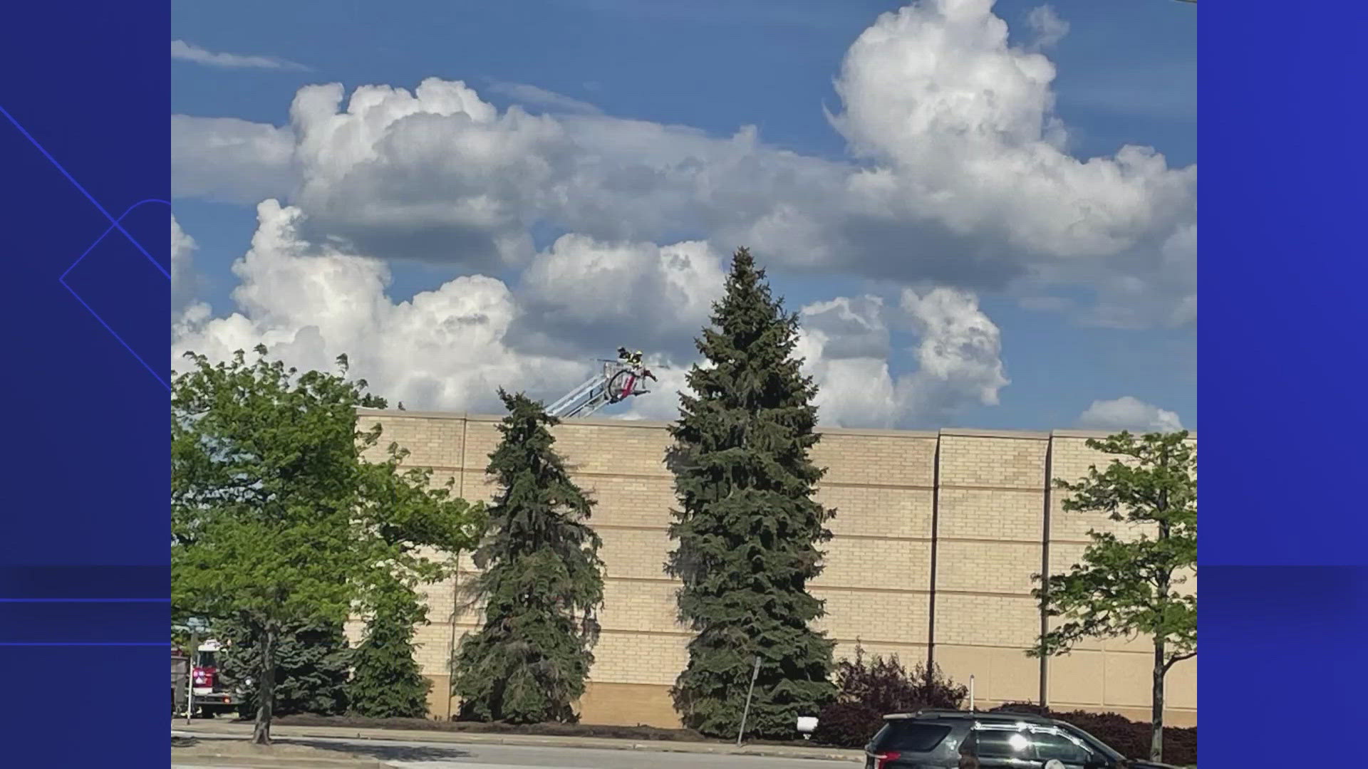 The store on the outskirts the SouthPark Mall will be closed 'until further notice,' according to the Strongsville fire department.