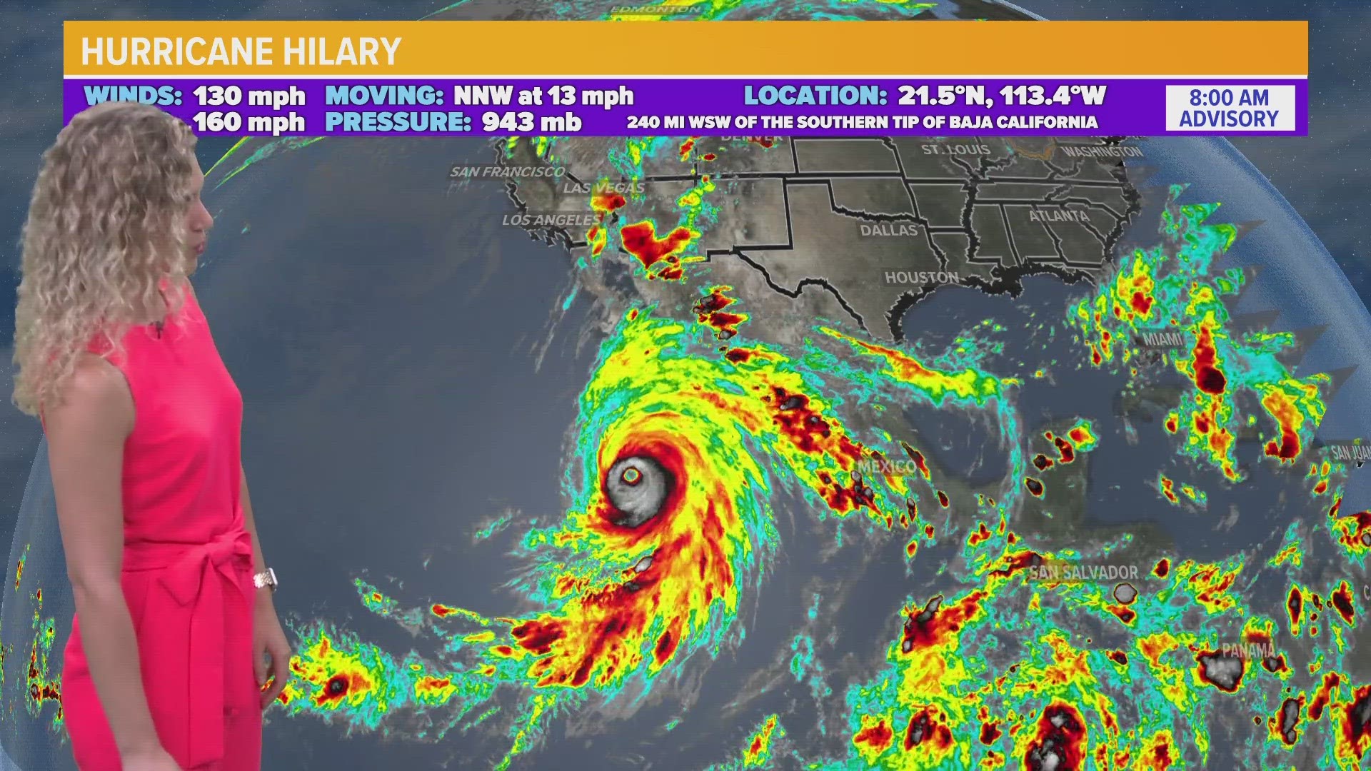 3News' Payton Domschke is tracking the timing and impacts of Hurricane Hilary.