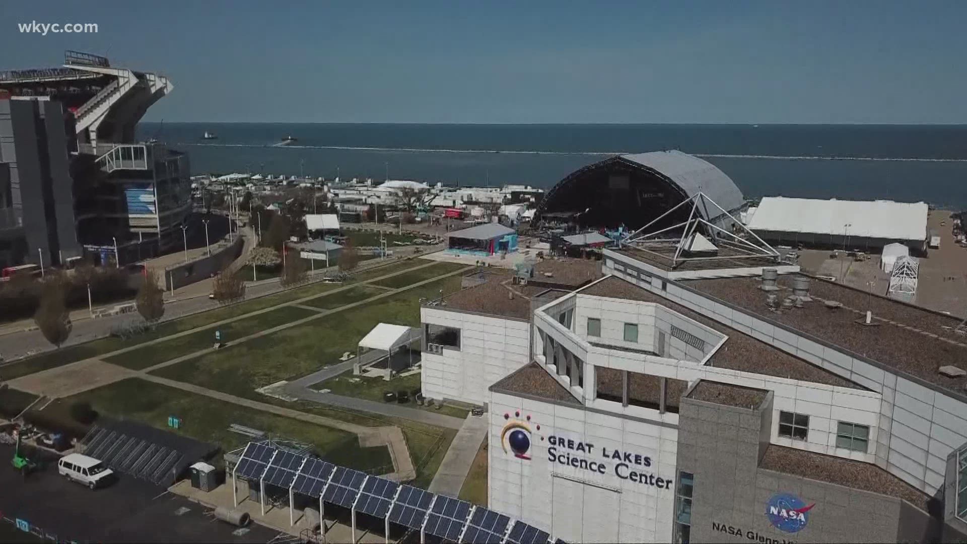 Cleveland prepares for NFL Draft: See the helmets, festivities downtown 