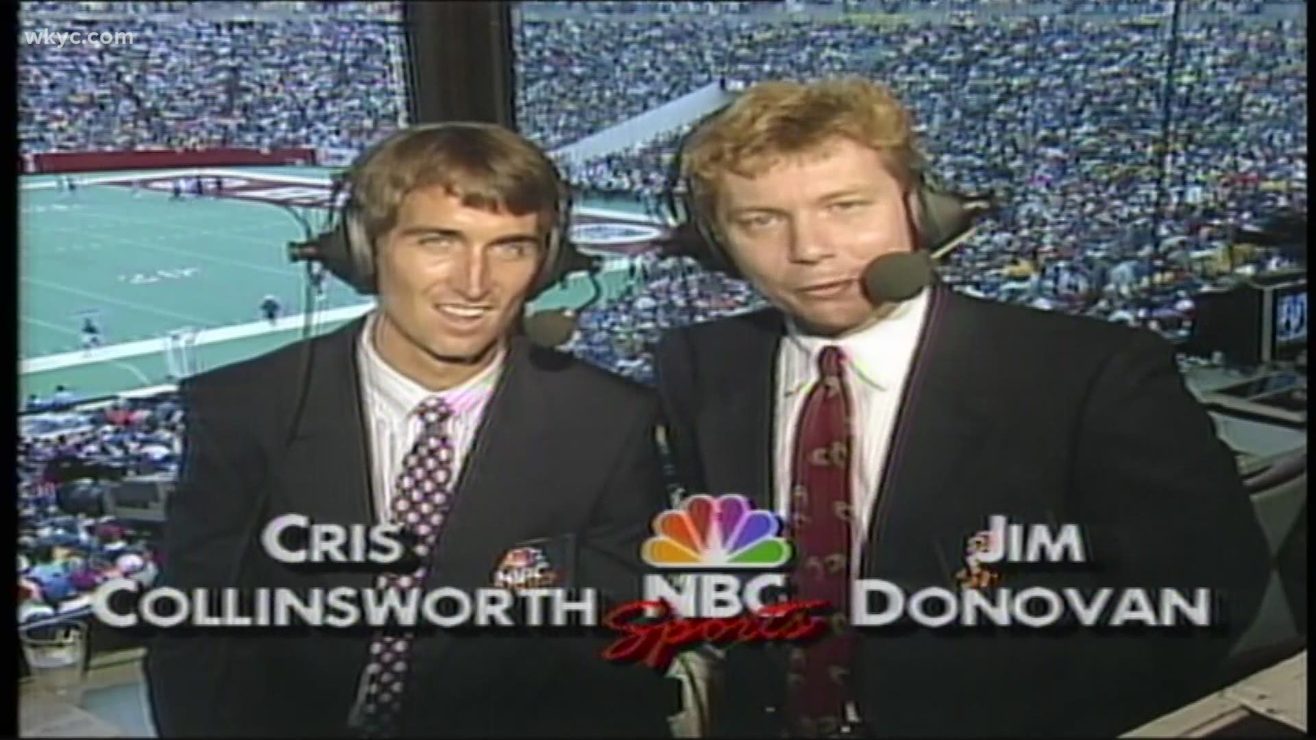 Collinsworth got his start at NBC back in 1990, and Jimmy was his partner. The two spoke to each other on 3News' 'What Matters Most.'