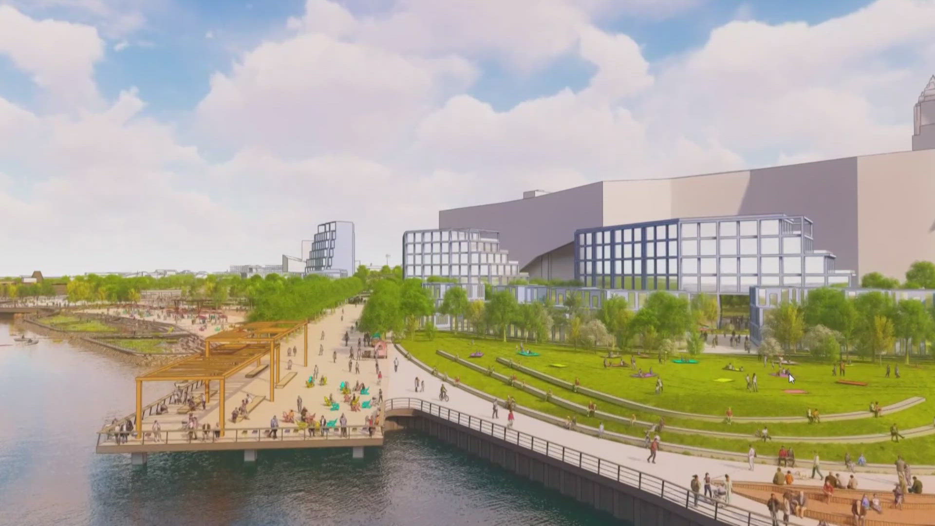 The pop-up park will offer free seasonal programming, recreational activities and food. 