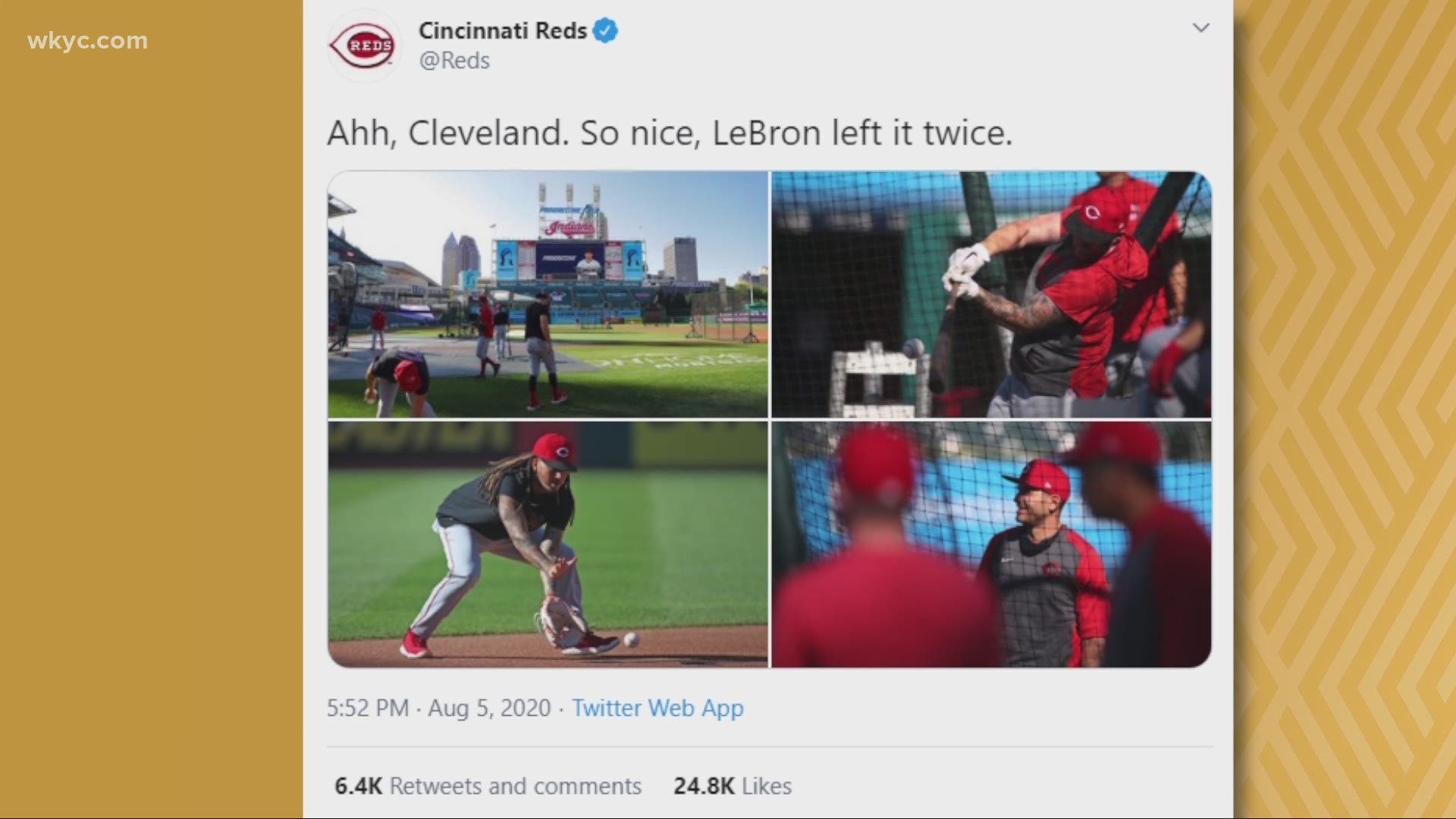 There was plenty of action on and off the field between the Tribe and Reds. Stephanie Haney checks out what's 'Clicking in Cleveland.'