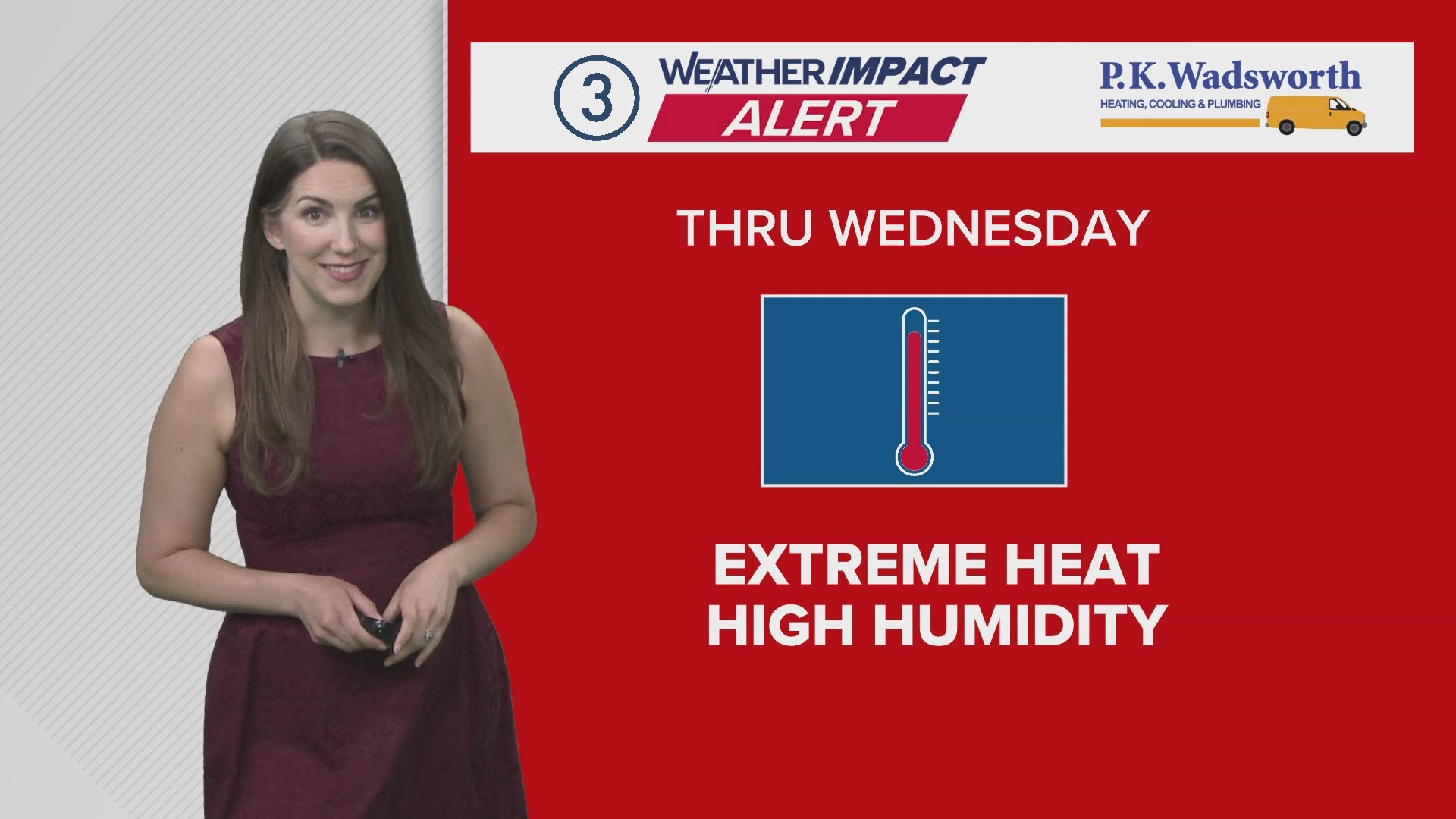 Heat indices will be pushing the 105-110 territory at times.