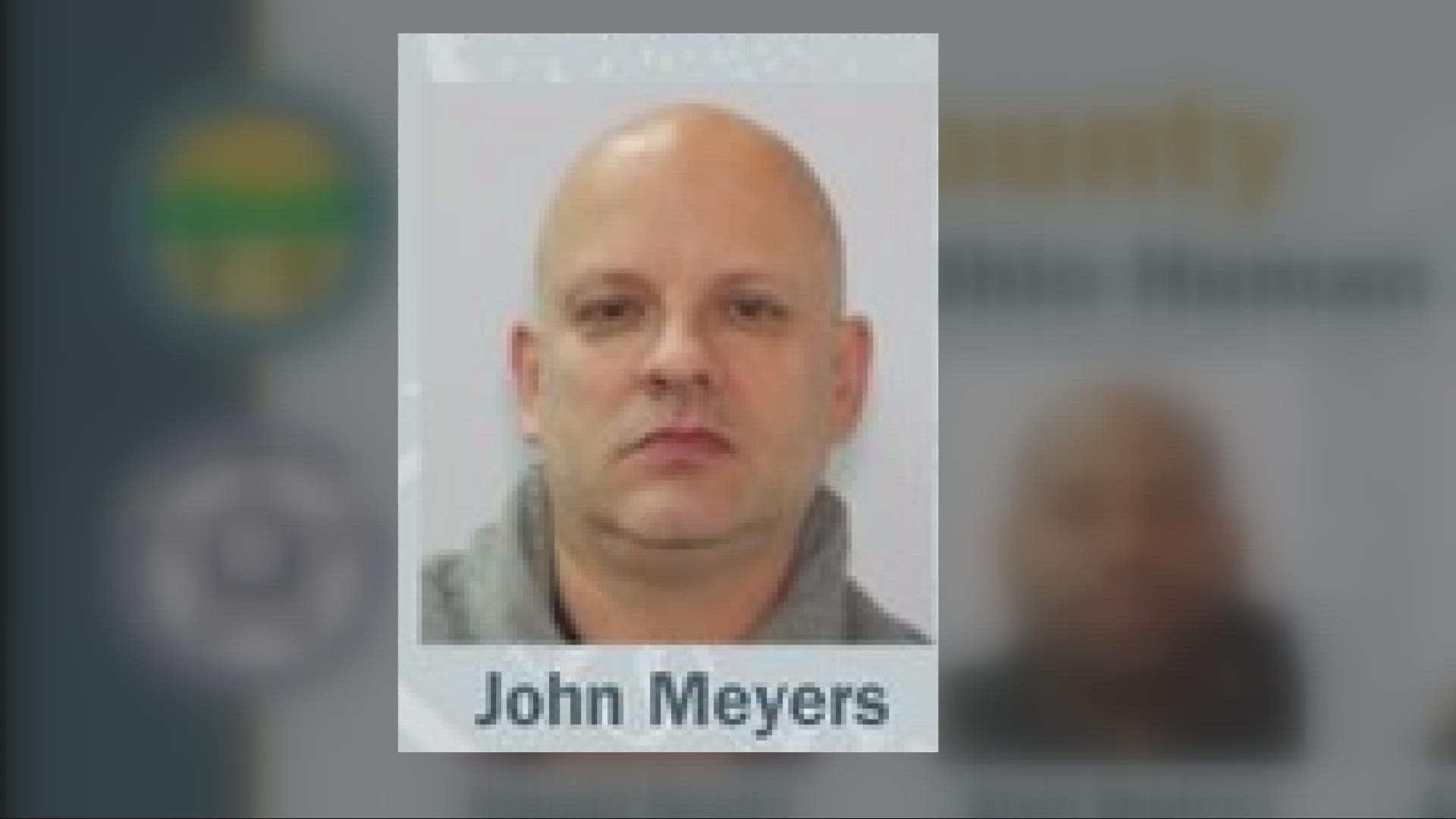 Meyers faces a third-degree misdemeanor charge of soliciting, which could result in a 60-day jail sentence.