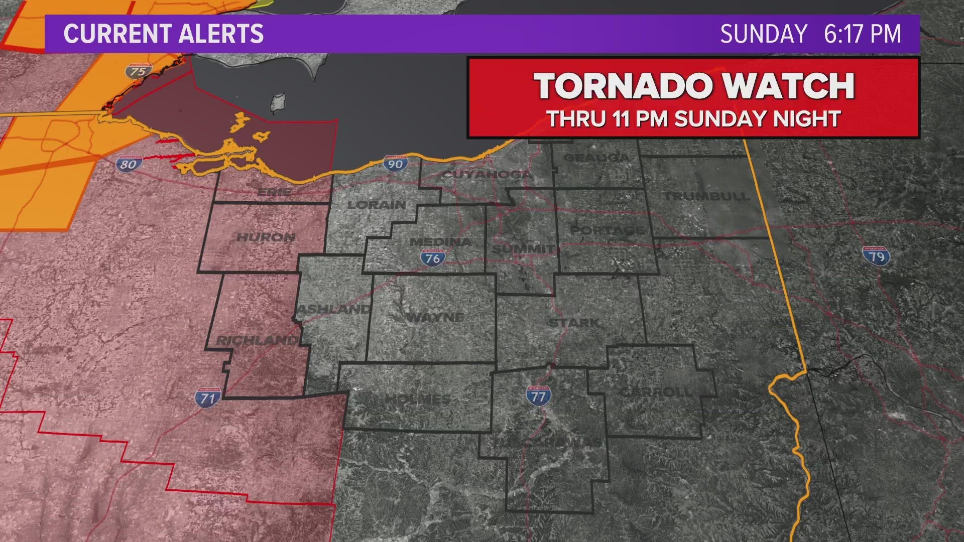 Cleveland Weather: Sunday Severe Weather Leads Way for Early Week Storm ...