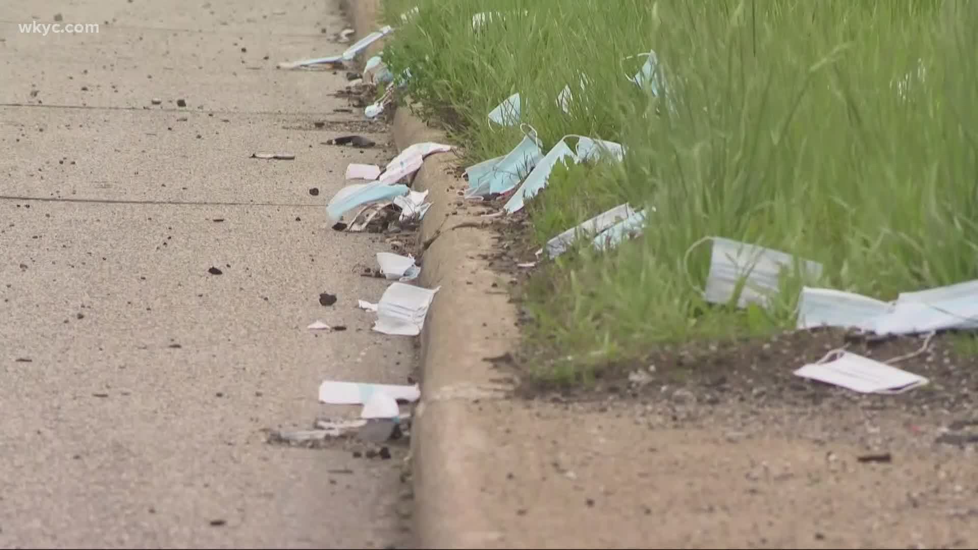 ODOT workers say it's a two-day job for them to clean up the litter. 'Would you rather us fill potholes or pick up trash?' an ODOT public information officer said.