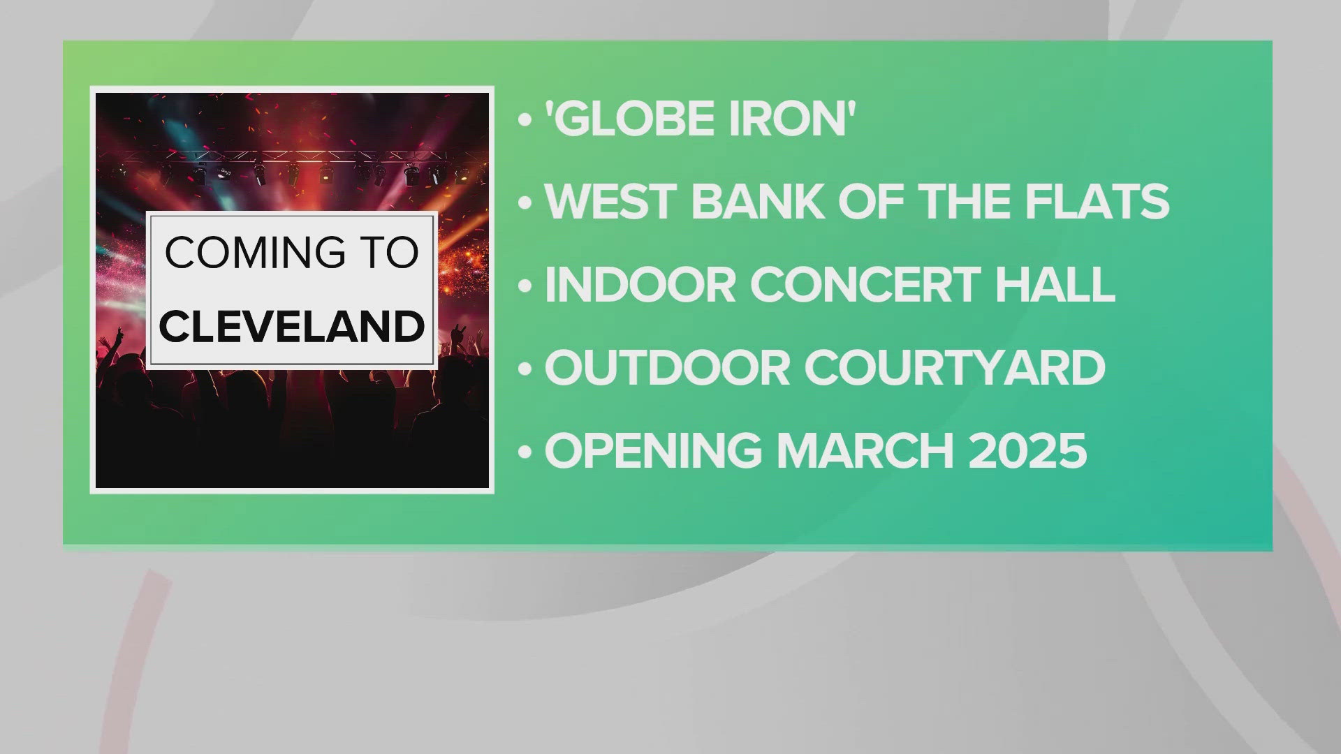 The Globe Iron is set to open on March 1, 2025.