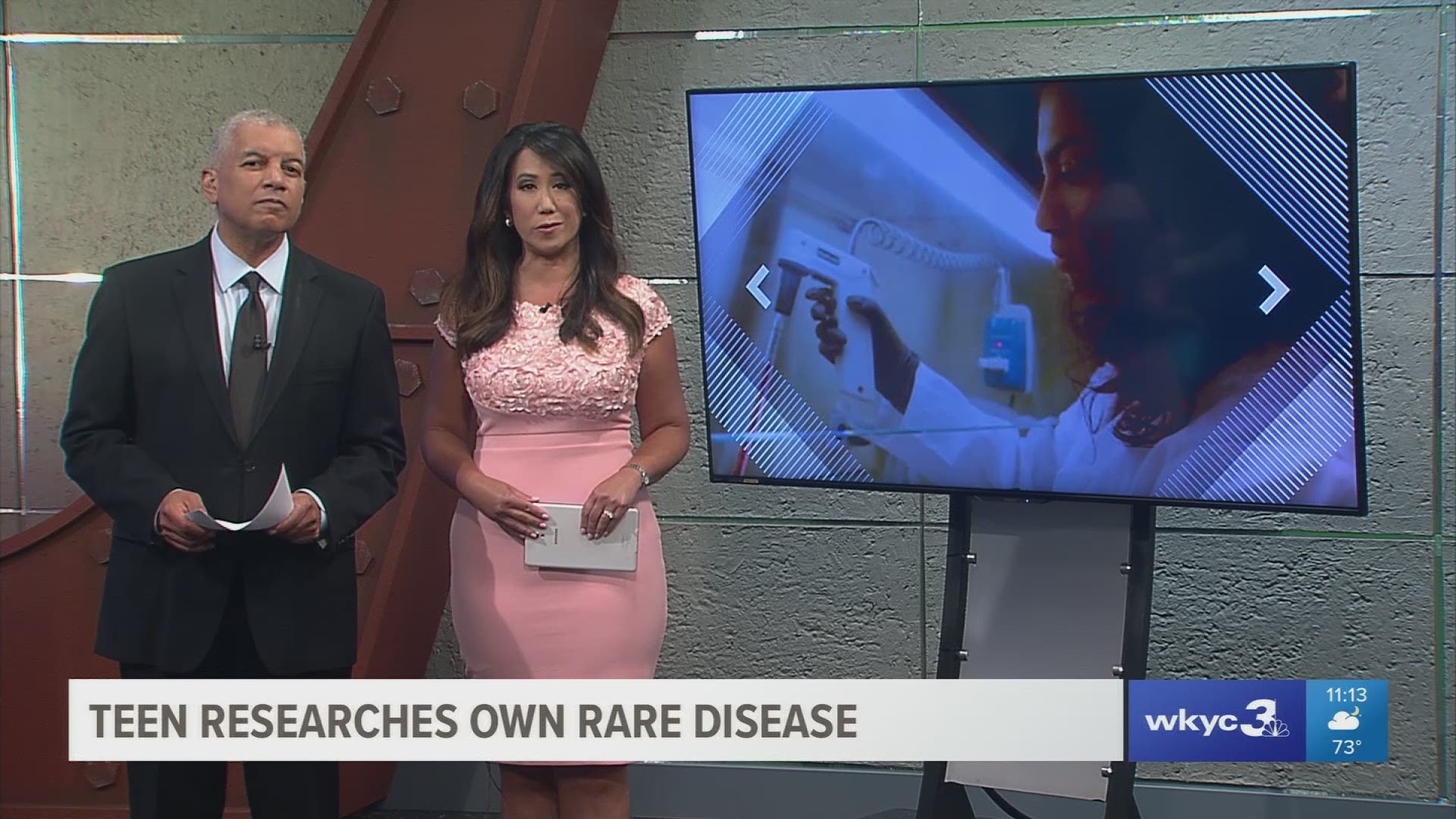 Cleveland teen helps to research her own disease