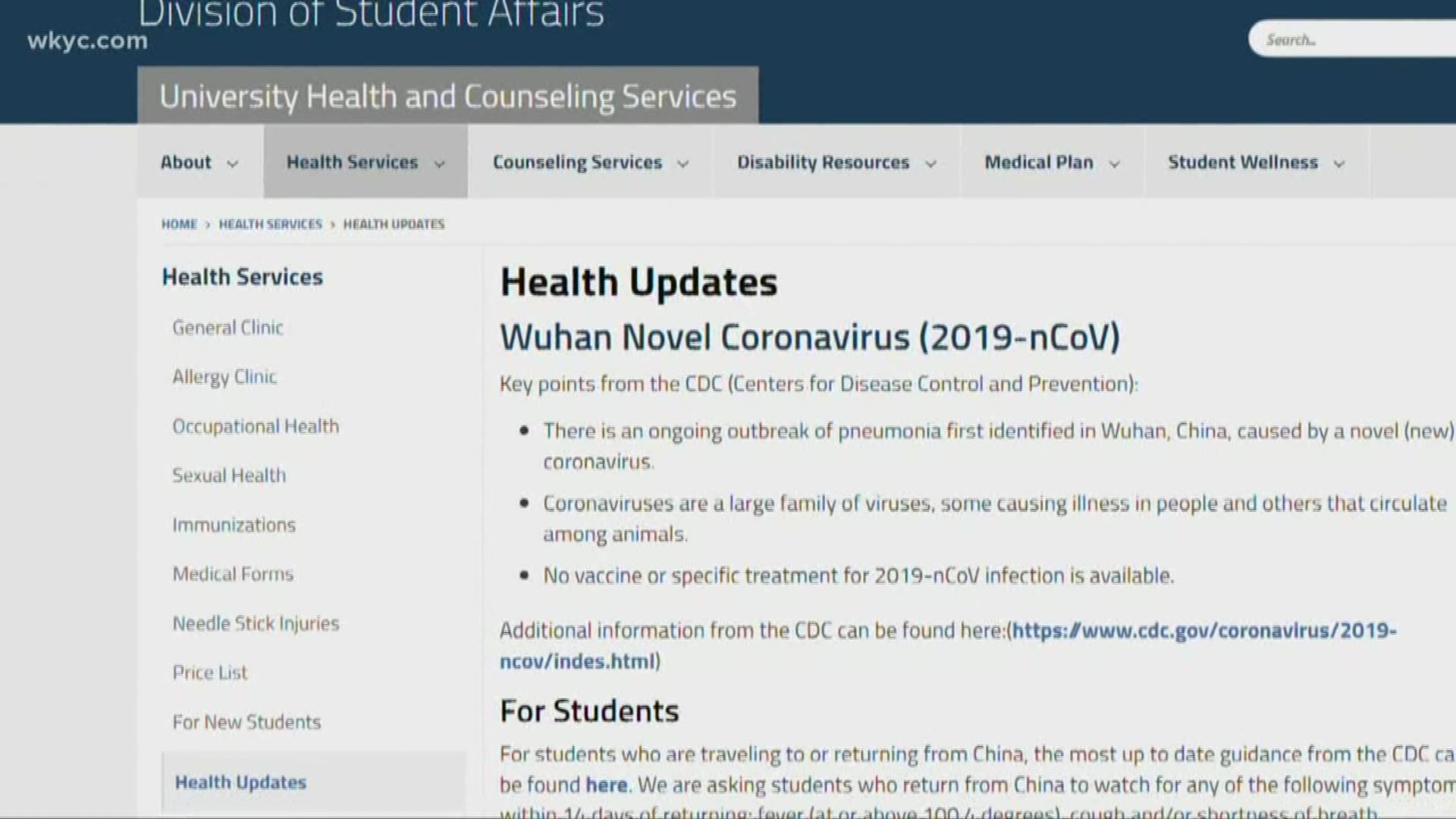 How health officials say students can protect themselves.