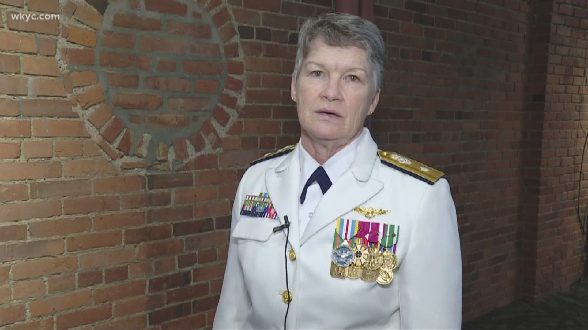 This is the third straight female admiral to command the ninth district, a first for the U.S. Coast Guard.