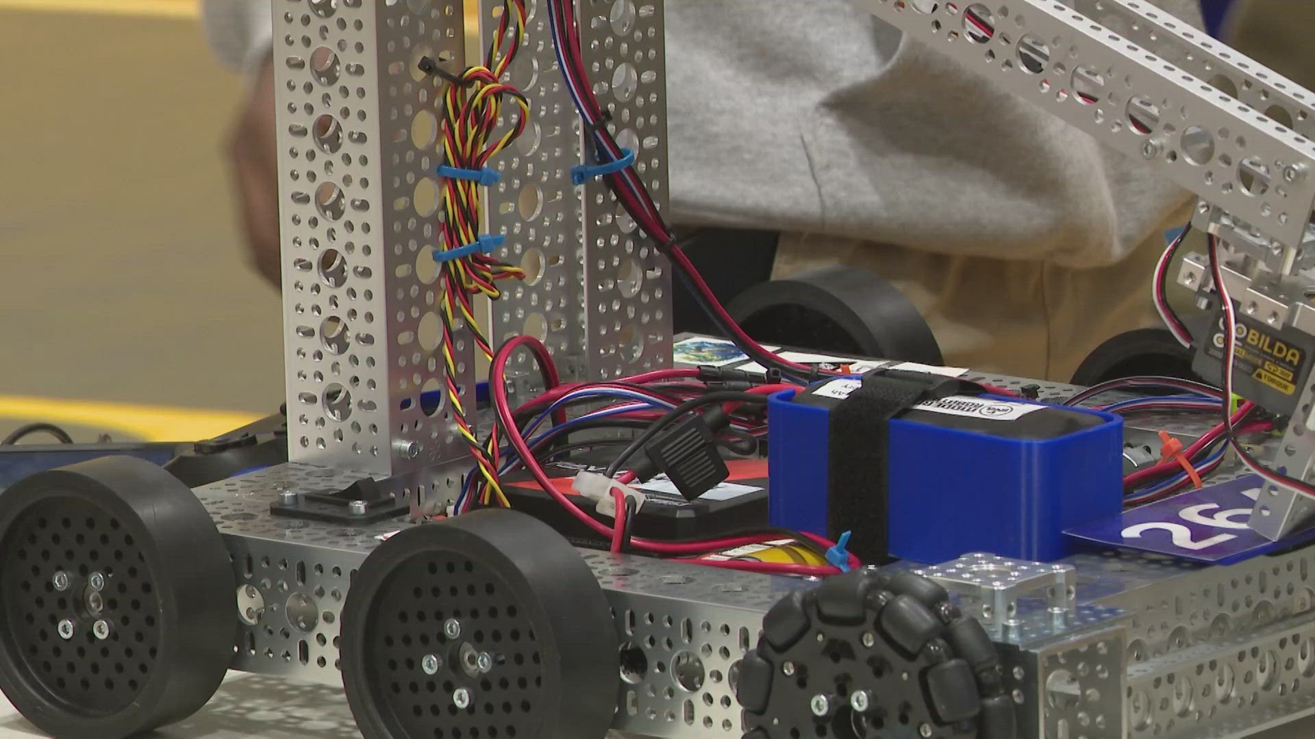 CMSD middle school students showed off how far they've come in the district's robotic program. Over a dozen schools competed in the championship.