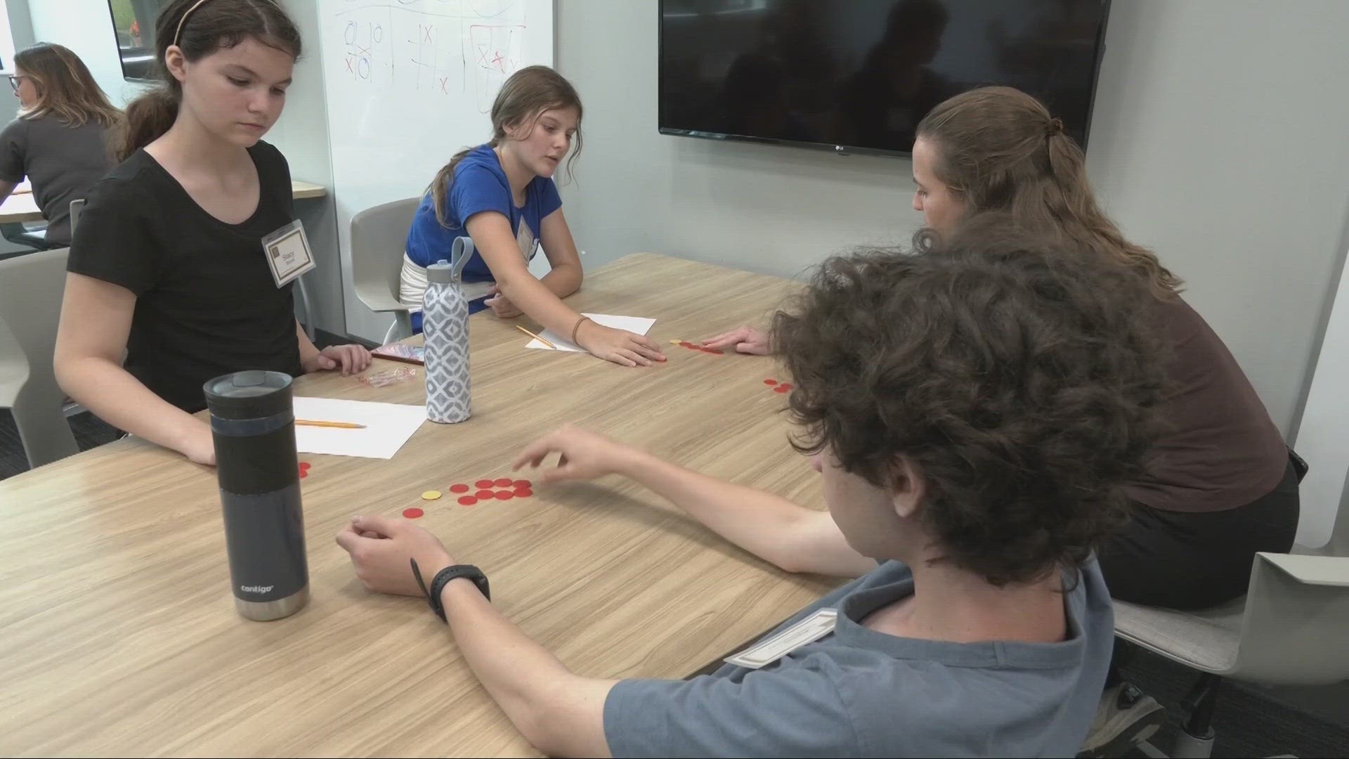 A summer camp on game theory has high school students testing strategies and learned math along the way.