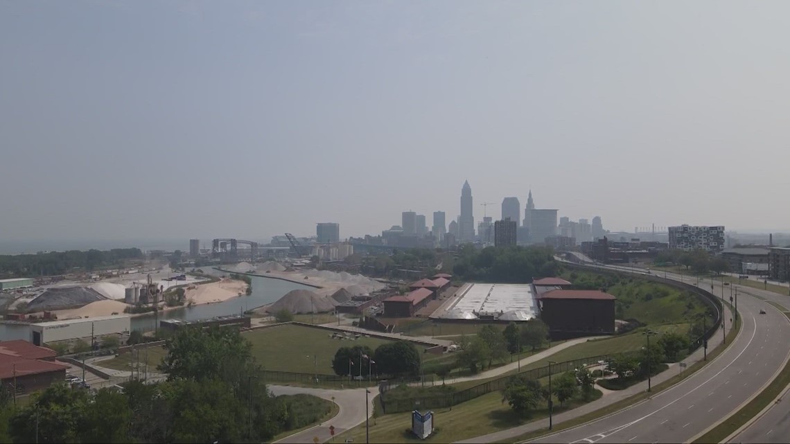 Canadian wildfires affect air quality in Cleveland