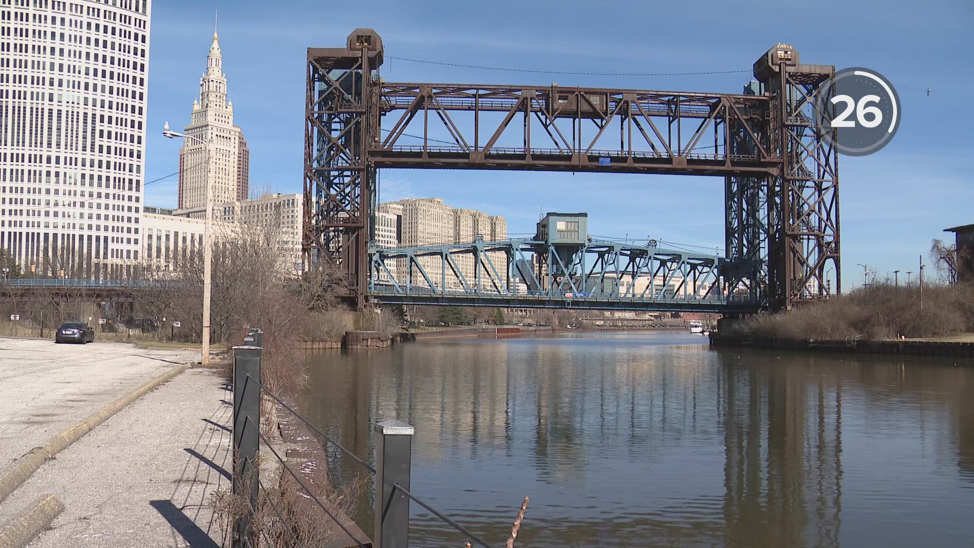 The Carter Road Bridge in Cleveland is receiving $20 million in funding.