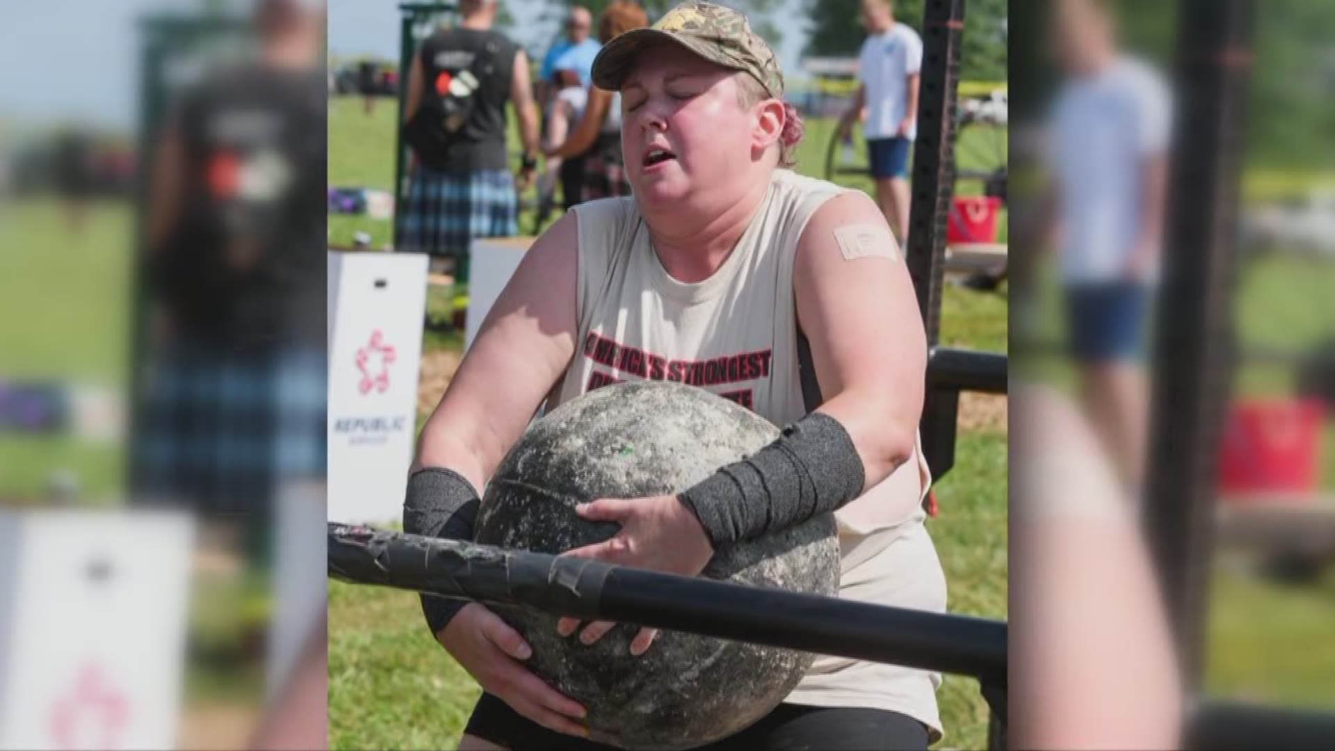 Lorain County woman shooting to become 'World's Strongest Disabled Man'