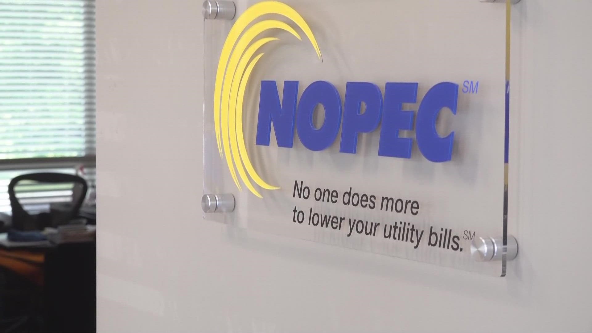 NOPEC says nearly 550,000 customers in Ohio should expect to save money on their electric bills for the remainder of this year and into next spring.