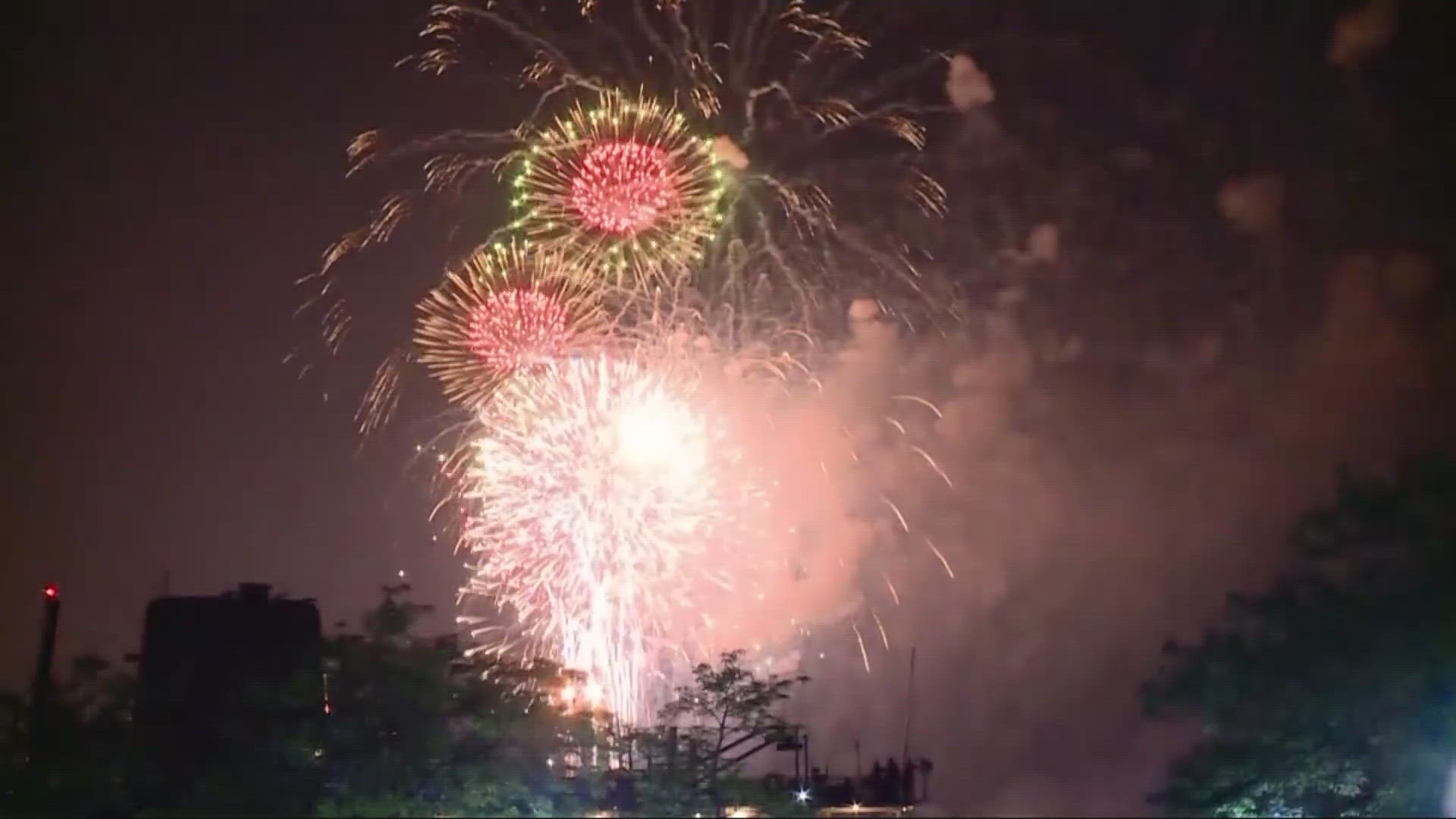 Fourth of July firework displays across Northeast Ohio